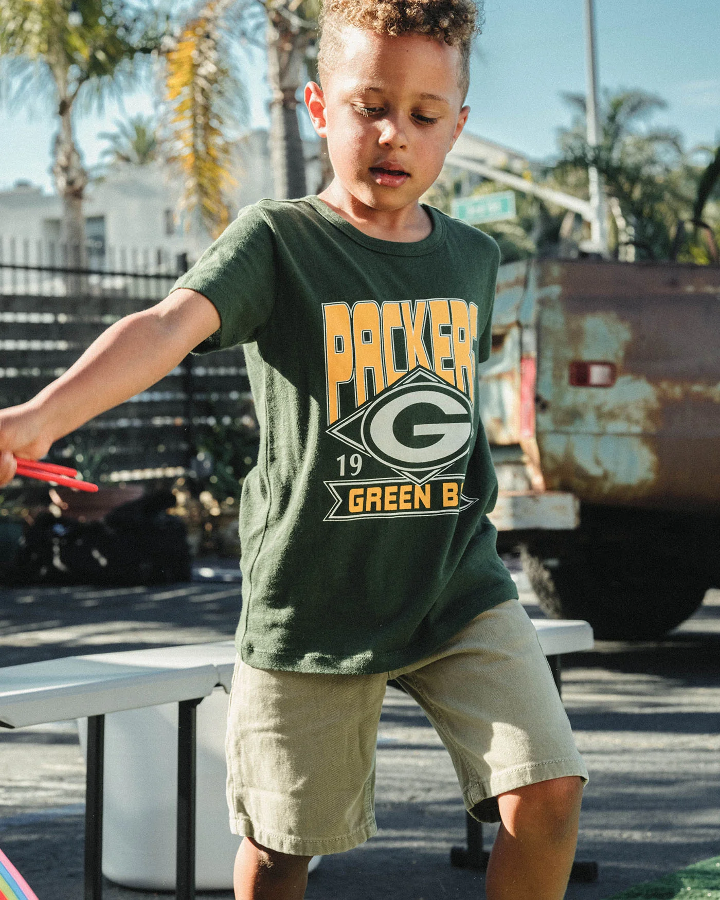 Kids Green Bay Packers Ovetime Tee - Image 2