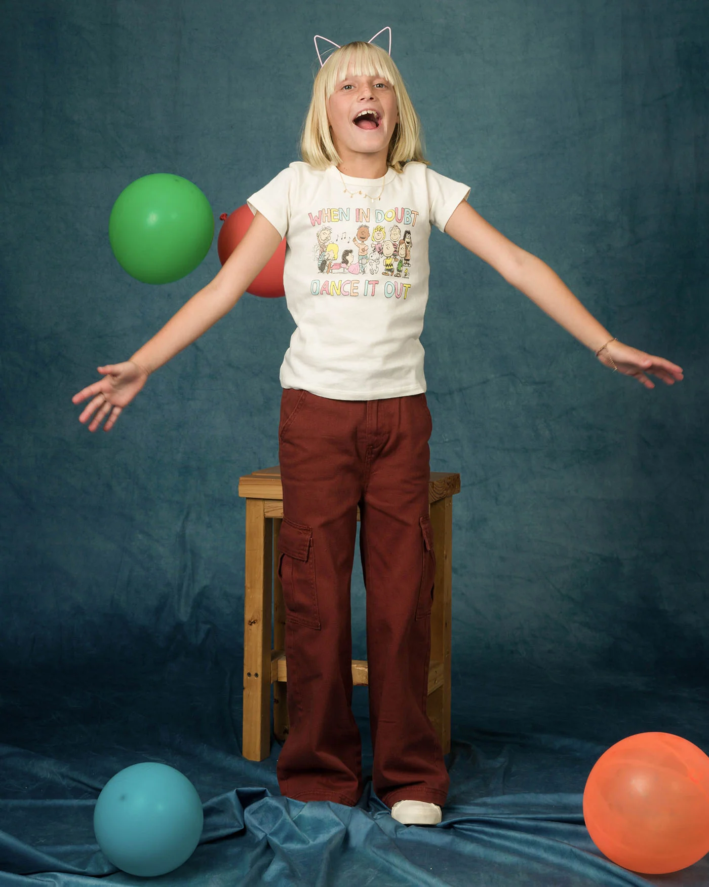 Kids Peanuts Dance It Out Tee - Image 2