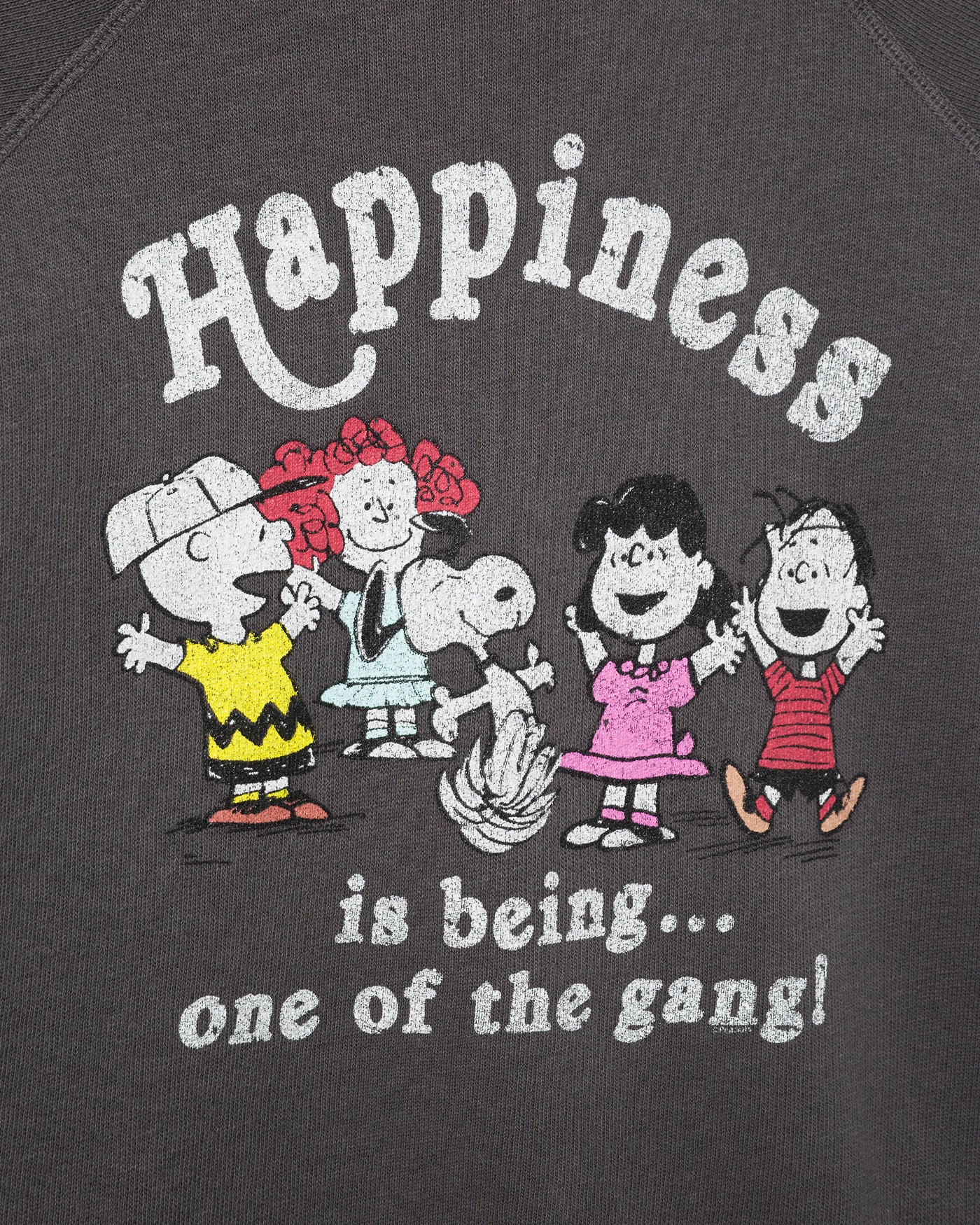 Kids Peanuts Happiness is Being One of the Gang Raglan Fleece - Image 3