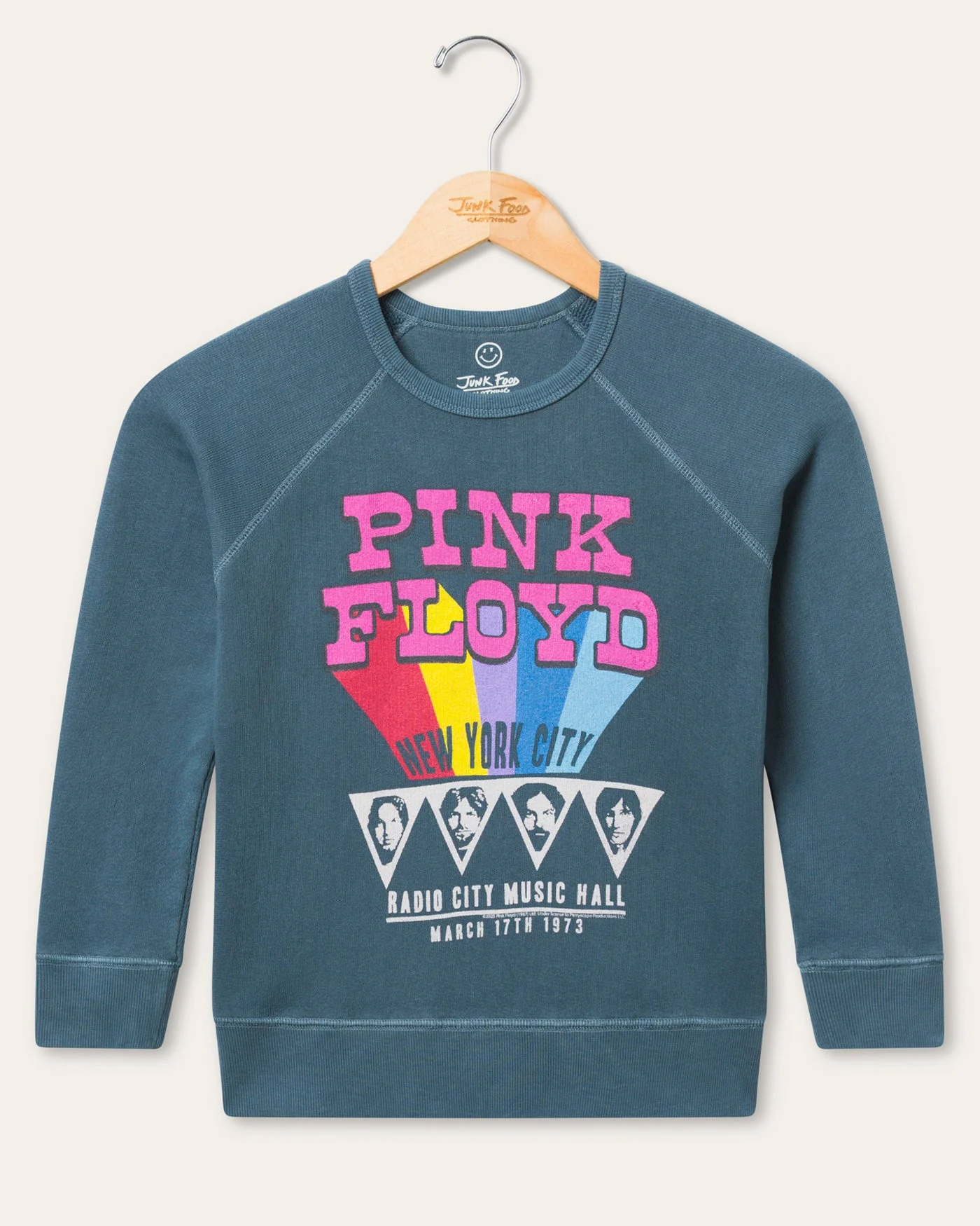 Kids Pink Floyd New York City Raglan Fleece