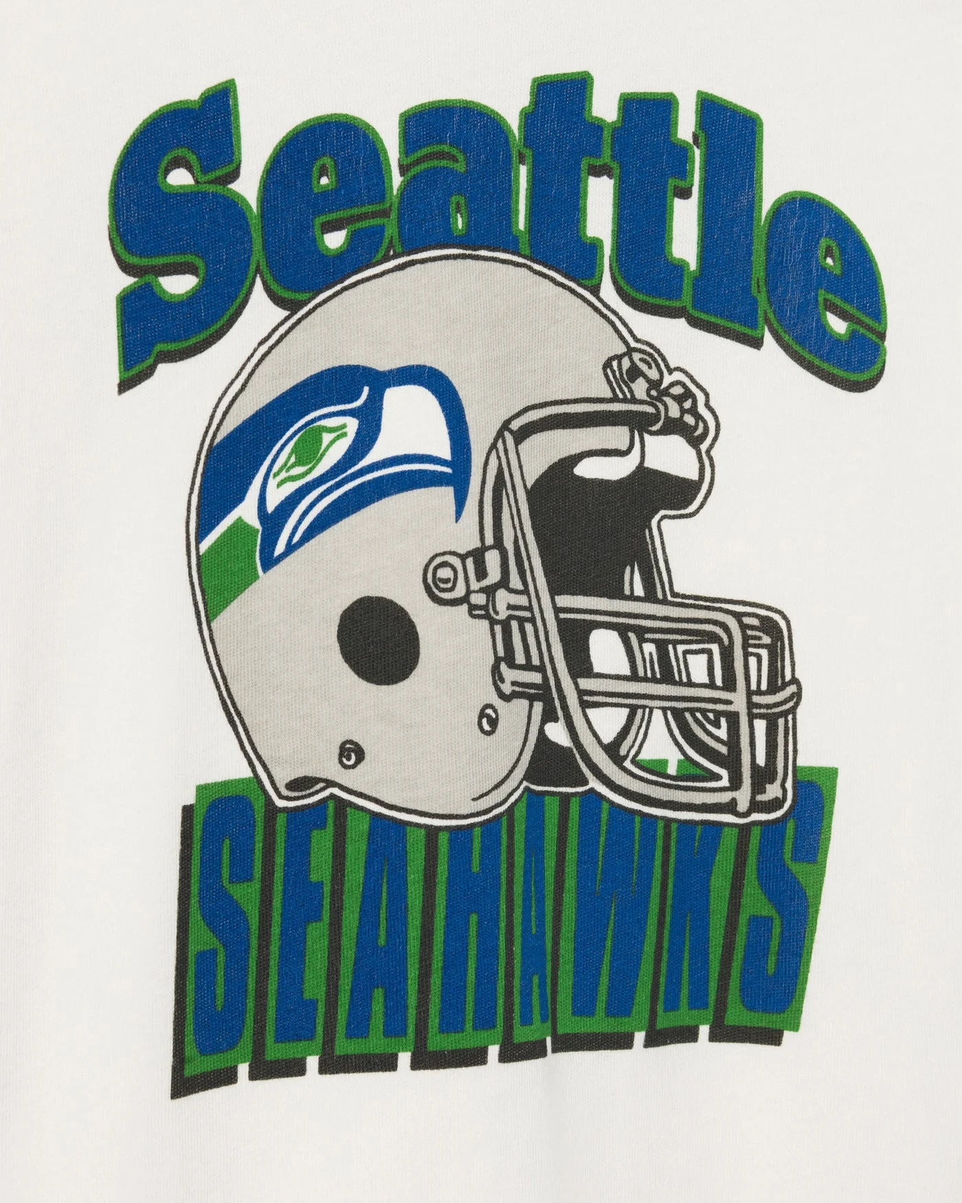 Kids Seattle Seahawks Helmet Tee - Image 3