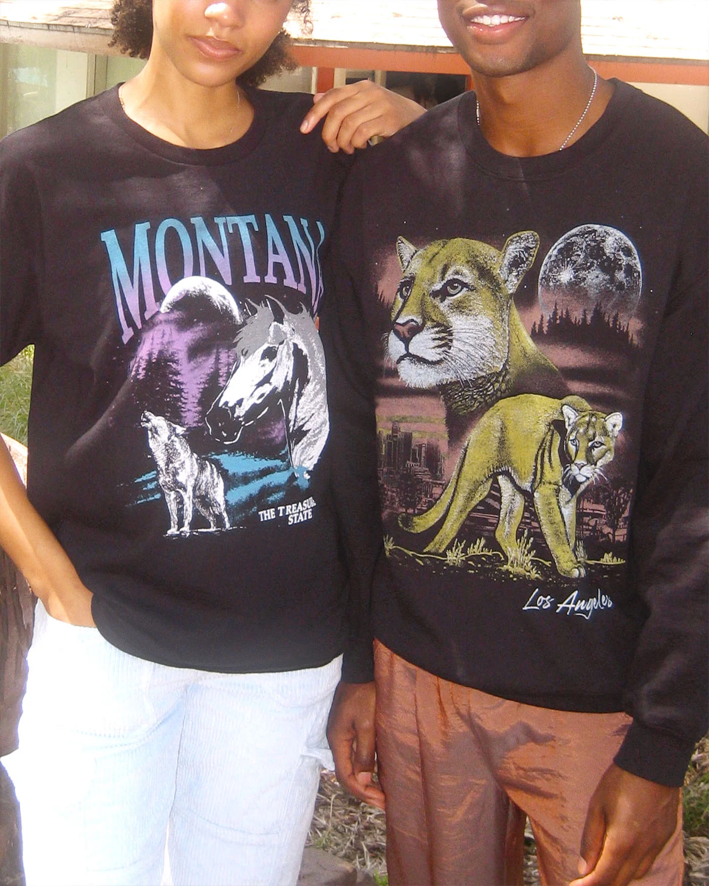LA Mountain Lion Flea Market Crew Fleece - Image 3