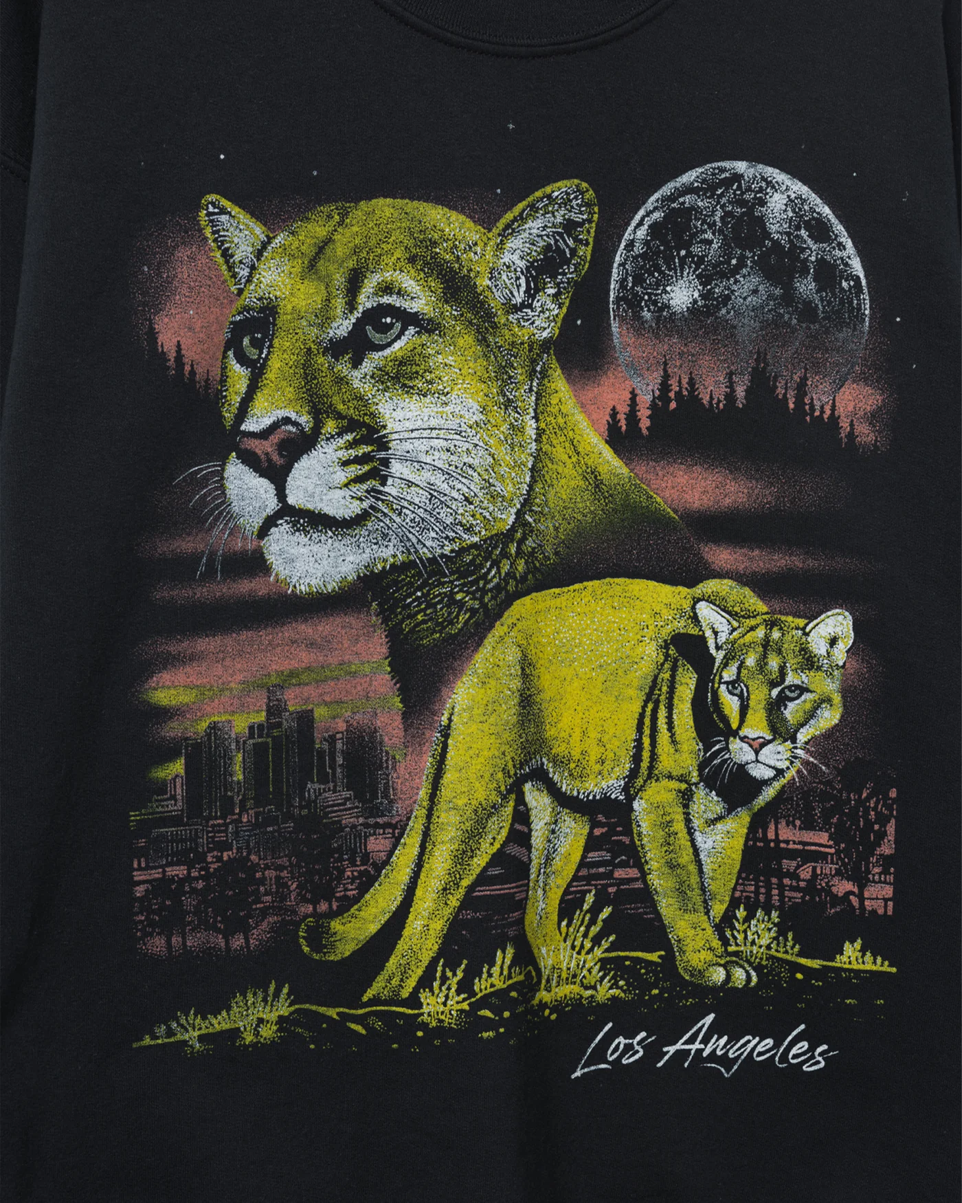 LA Mountain Lion Flea Market Crew Fleece - Image 5