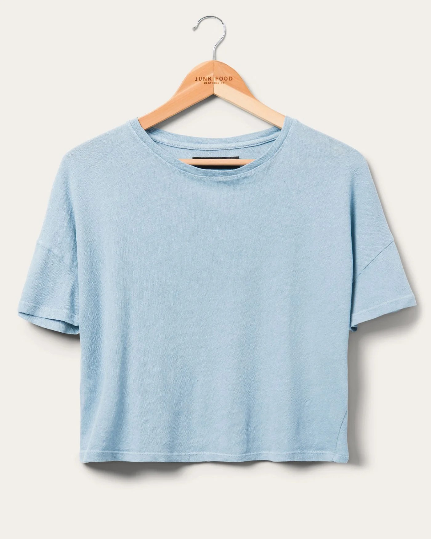 Women's Linen Crop Tee