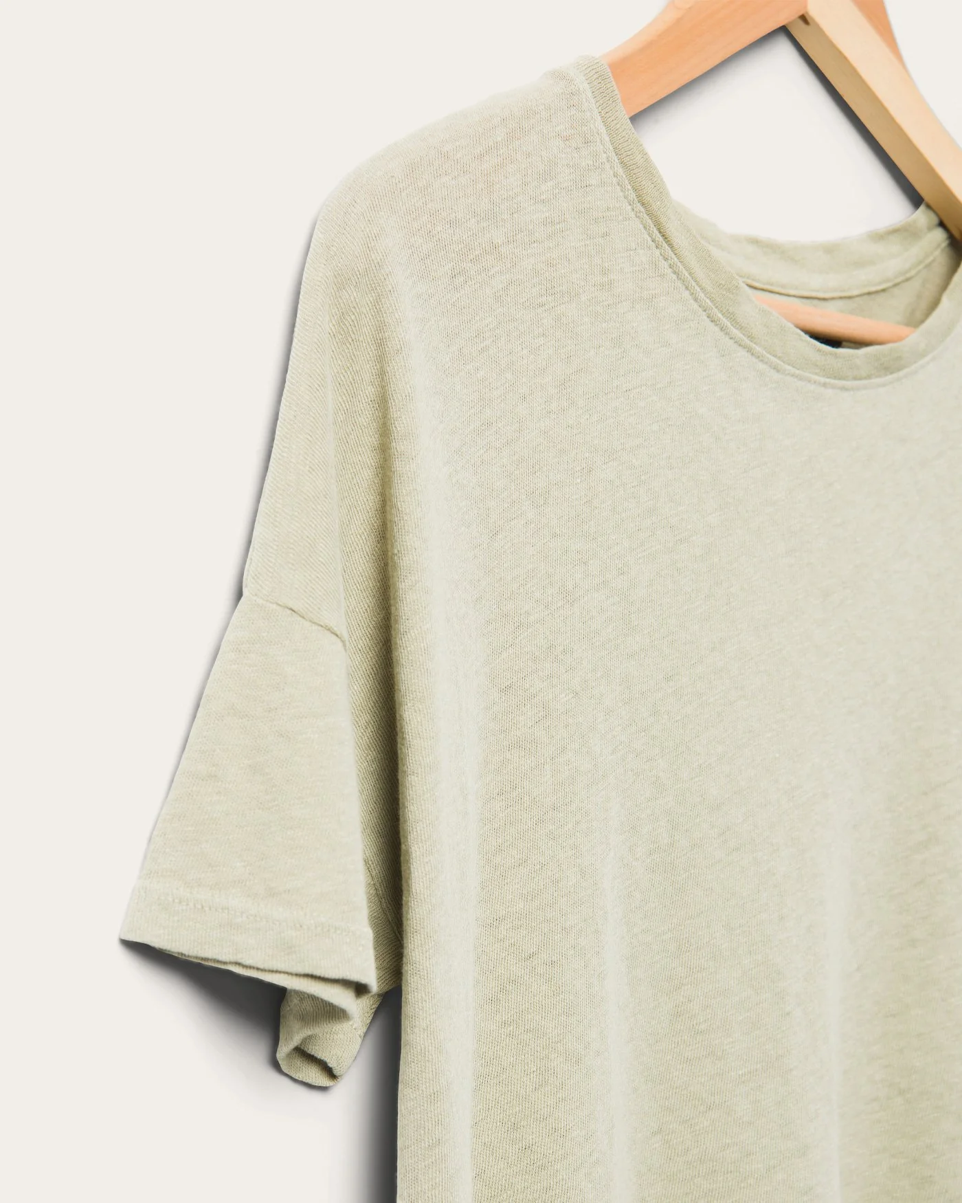 Women's Linen Crop Tee - Image 4