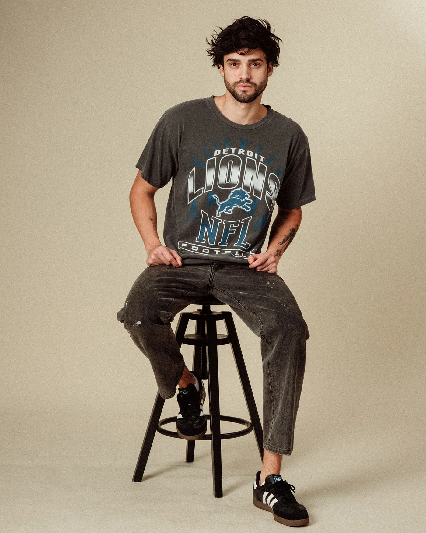 Detroit Lions Chrome Flea Market Tee - Image 2