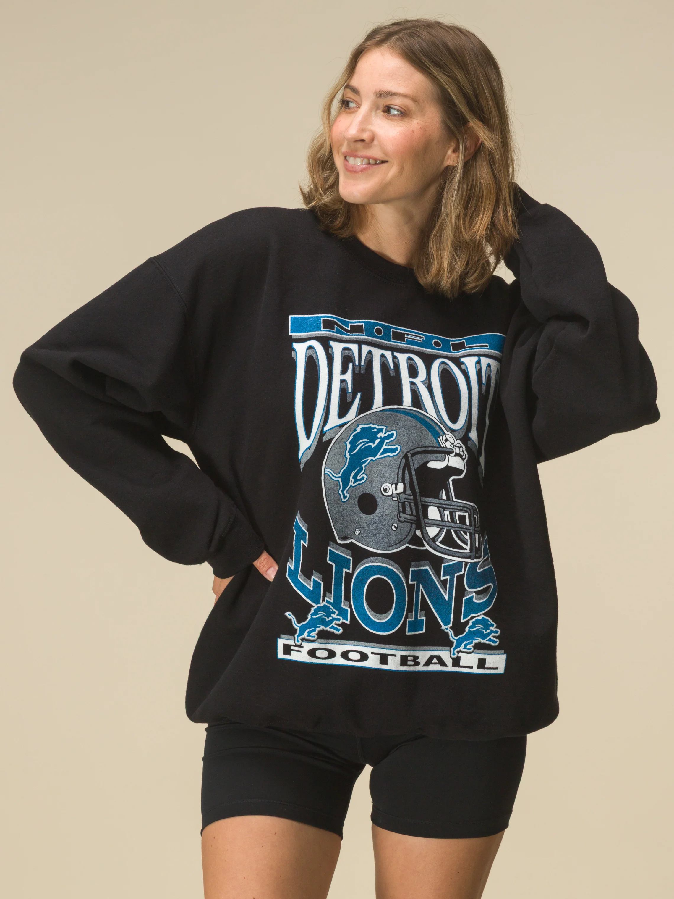 Detroit Lions Helmet Flea Market Crew - Image 3