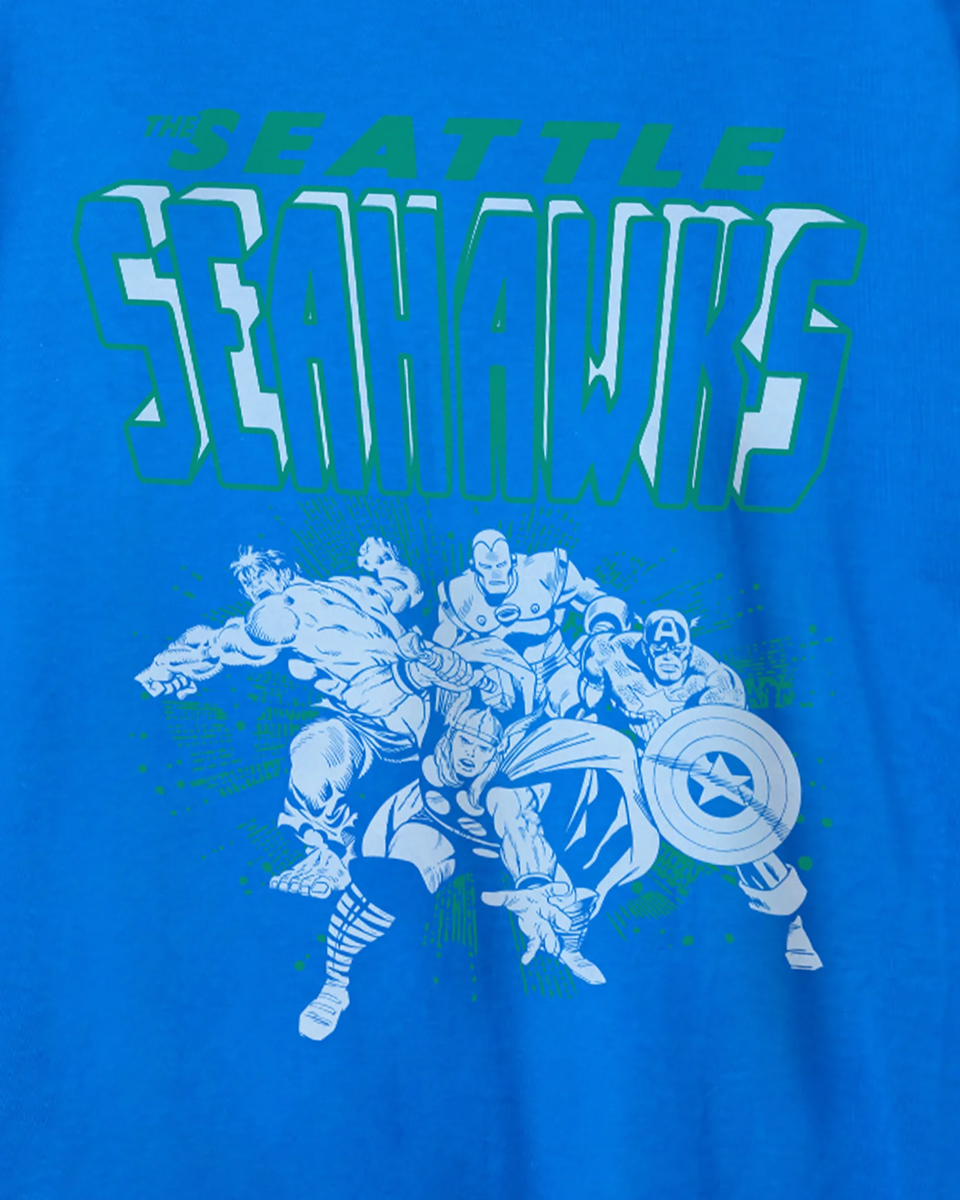 Marvel x Junk Food x NFL Avengers Team Seahawks Tee - Image 2