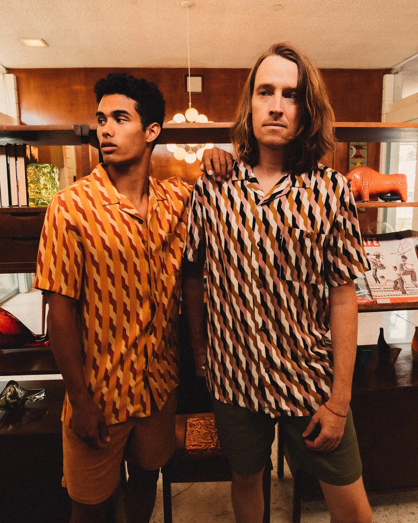 Alexei Geo Print Rayon Camp Shirt - Image 2