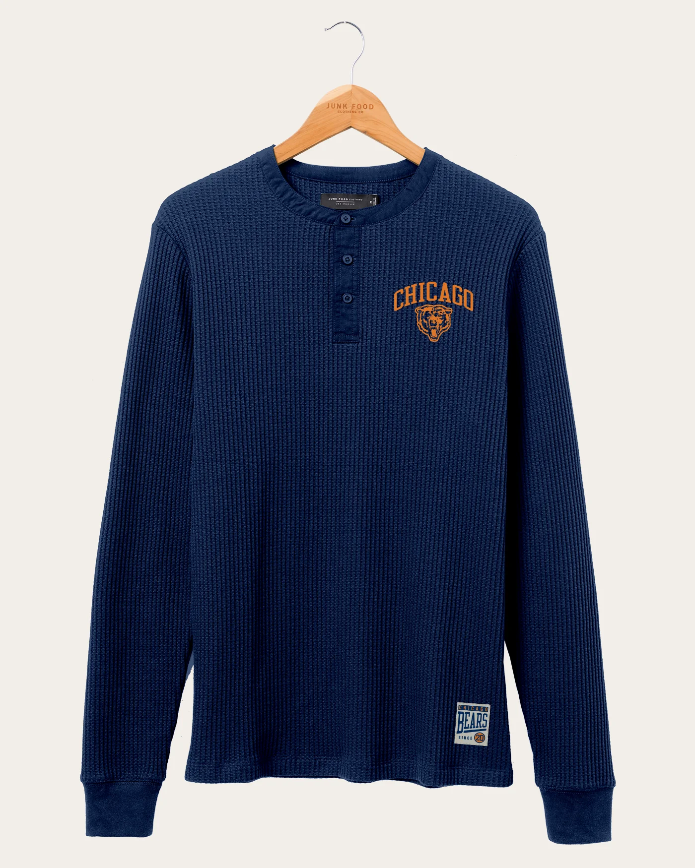 NFL Chicago Bears Thermal Henley Long Sleeve