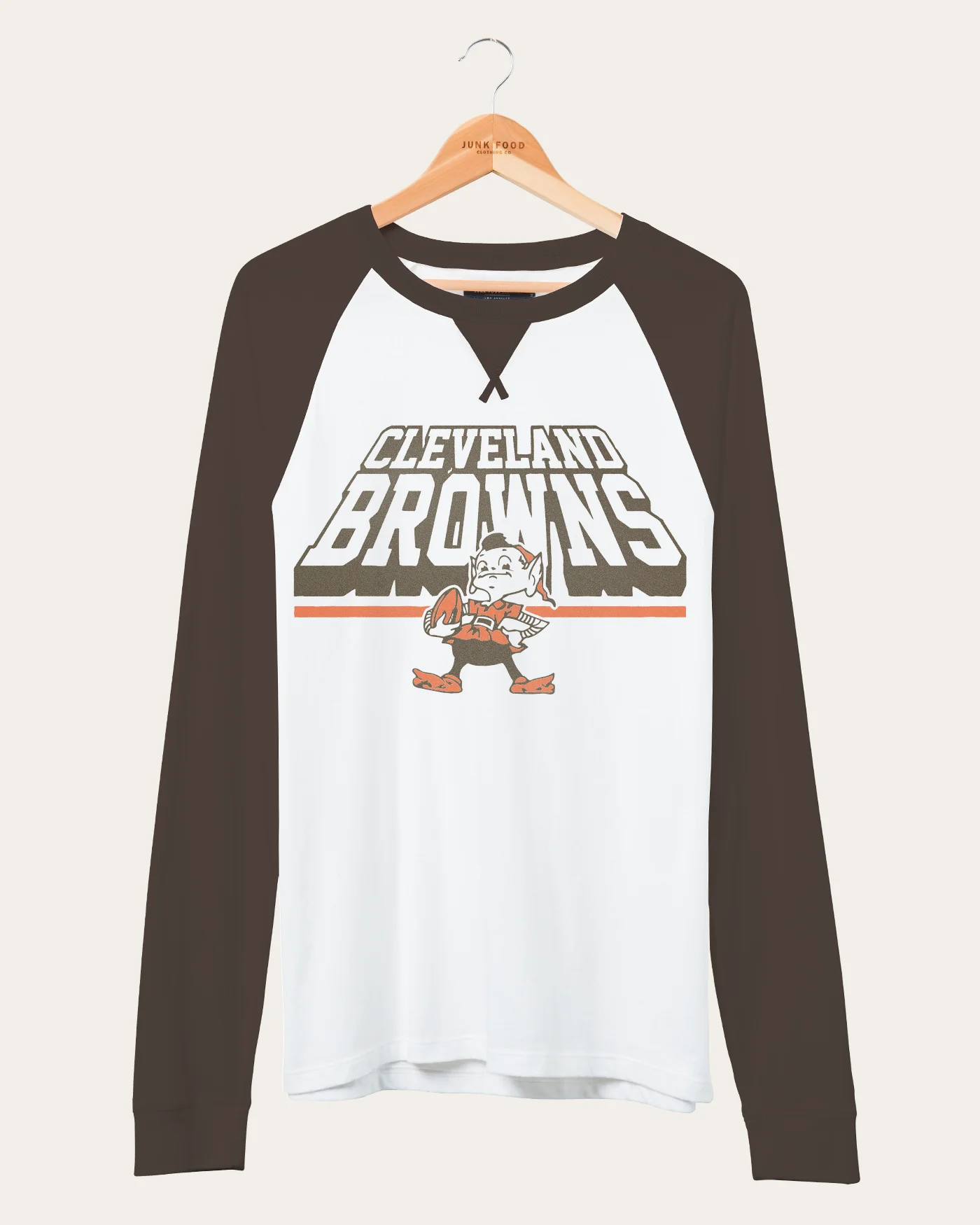NFL Cleveland Browns Colorblock Long Sleeve Raglan - Image 3