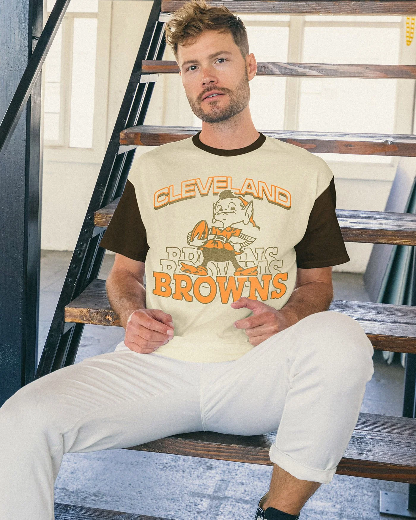 NFL Cleveland Browns Colorblock Tee - Image 2