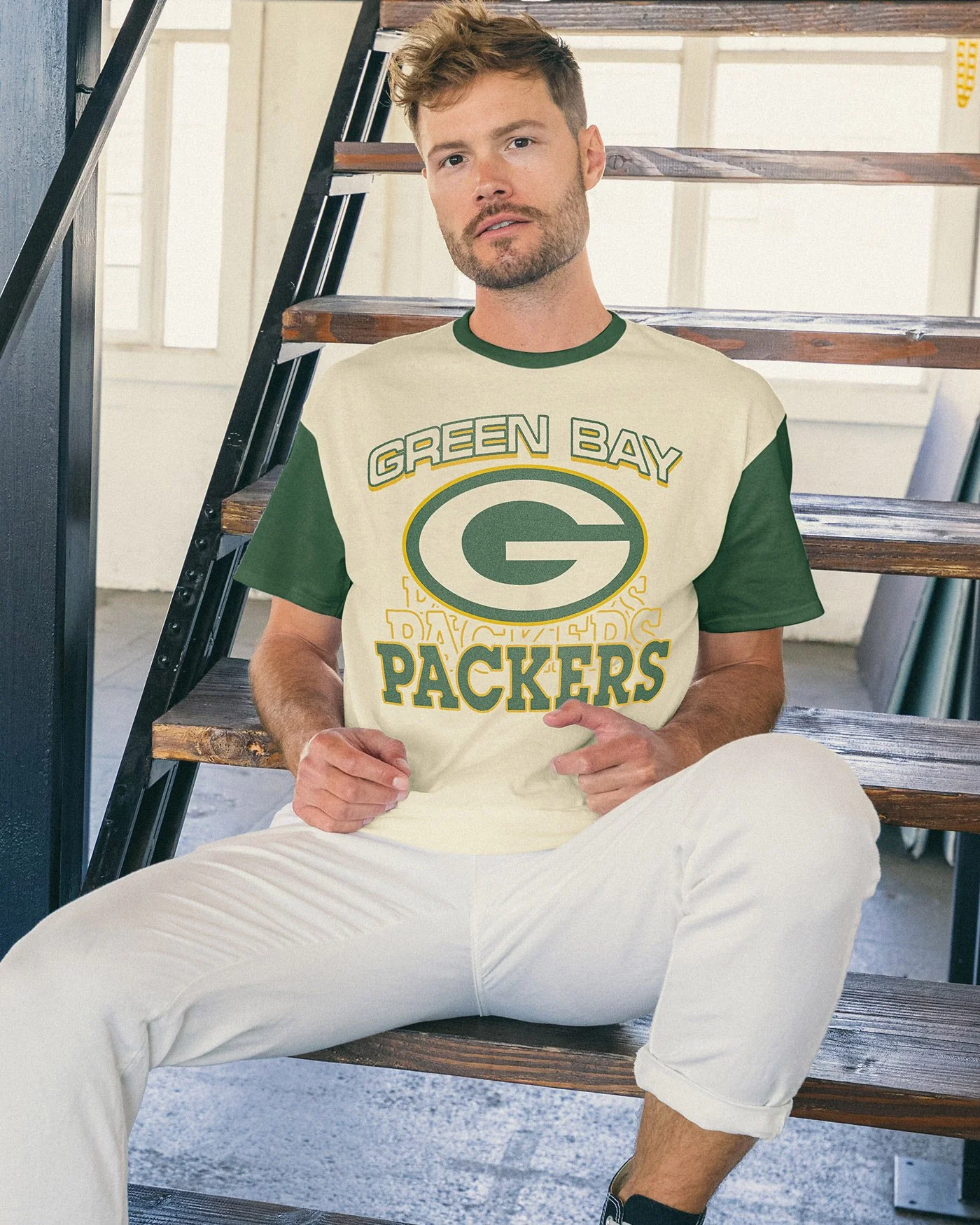 NFL Green Bay Packers Colorblock Tee - Image 3