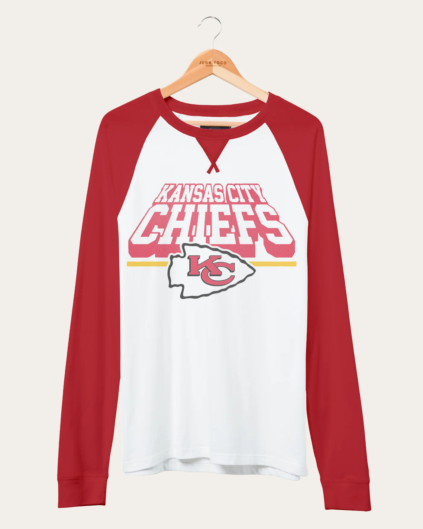 NFL Kansas City Chiefs Colorblock Long Sleeve Raglan - Image 3