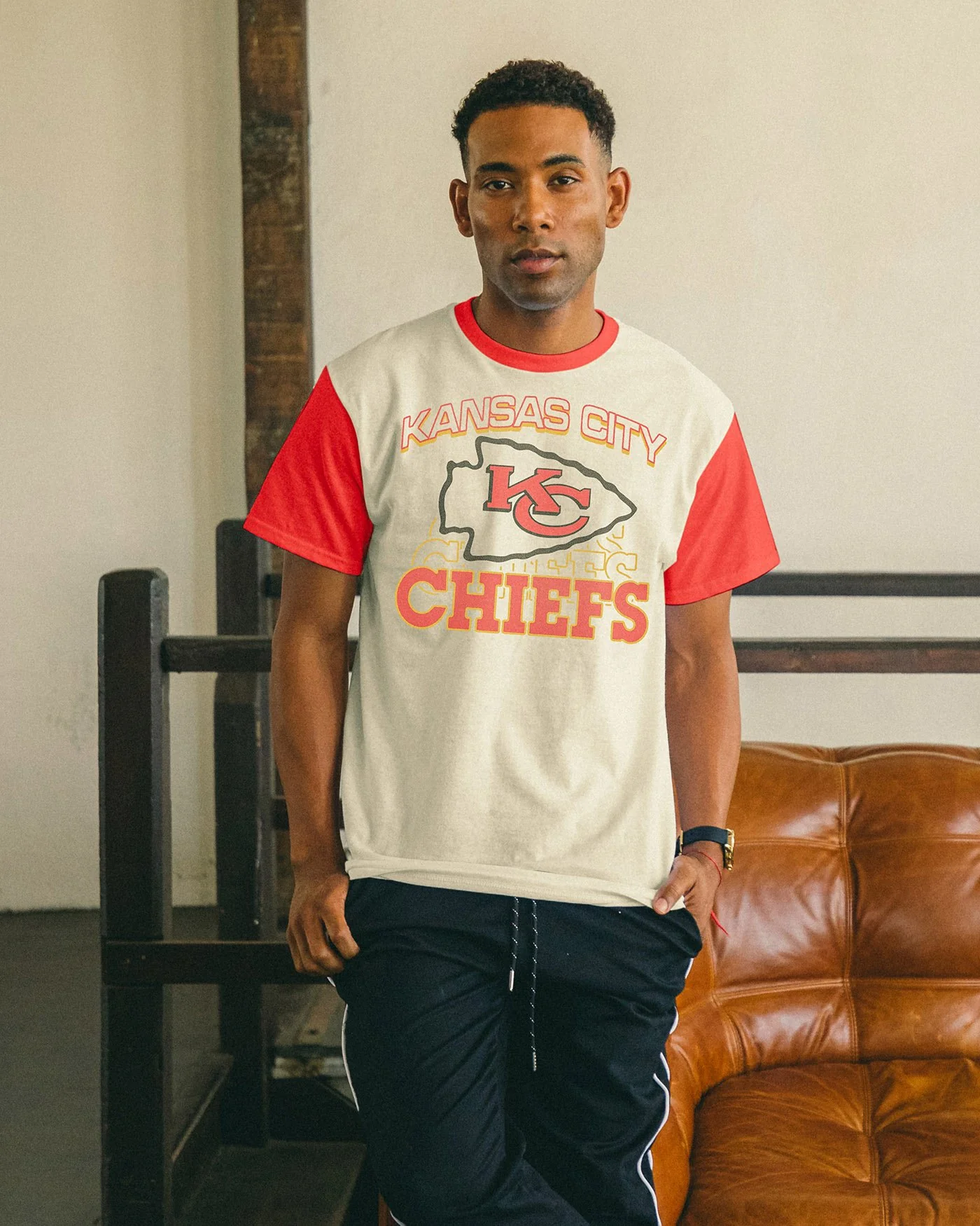 NFL Kansas City Chiefs Colorblock Tee - Image 2