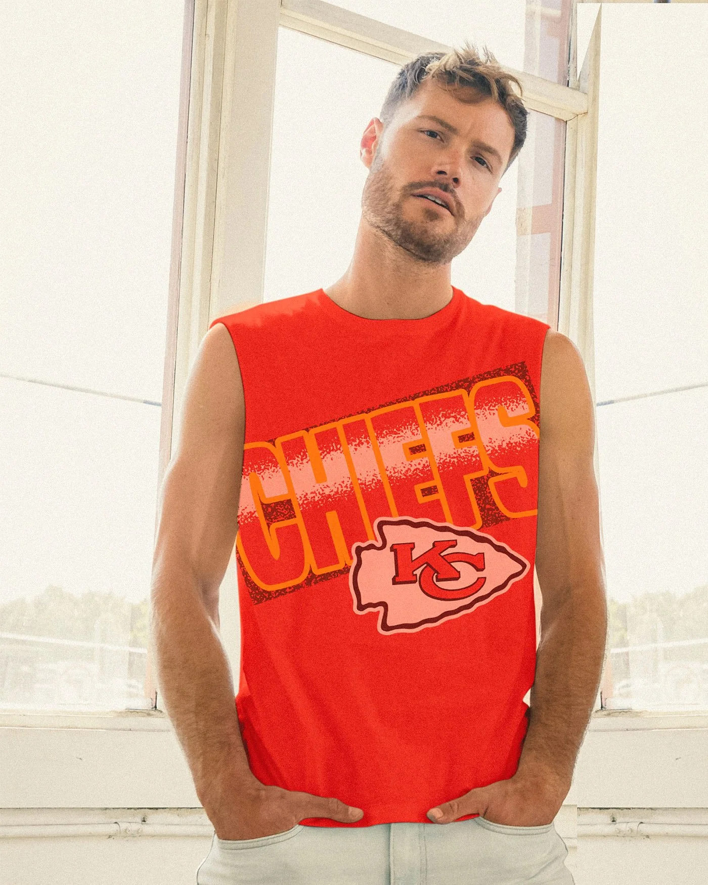NFL Kansas City Chiefs Muscle Tee - Image 2