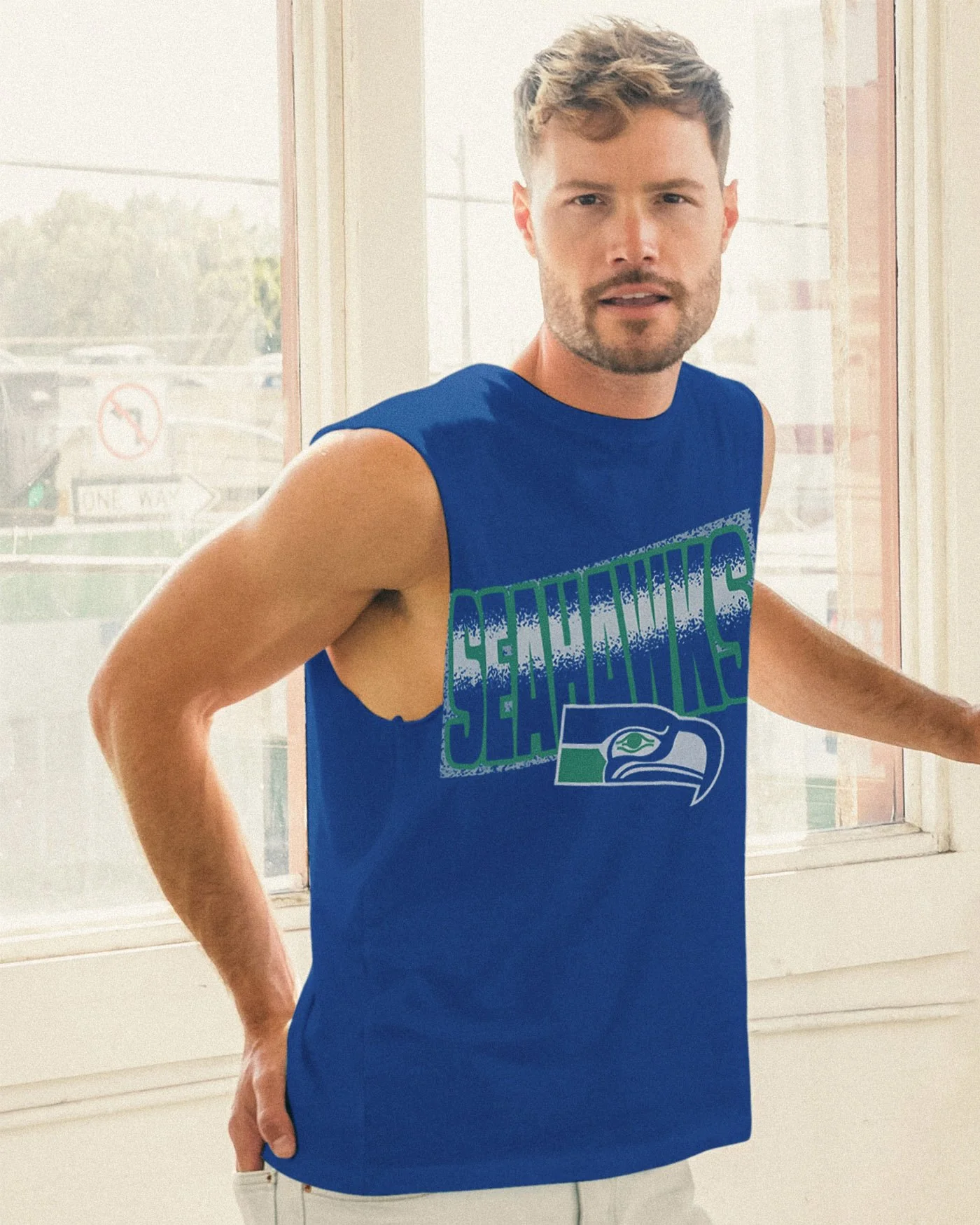 NFL Seattle Seahawks Muscle Tee - Image 2