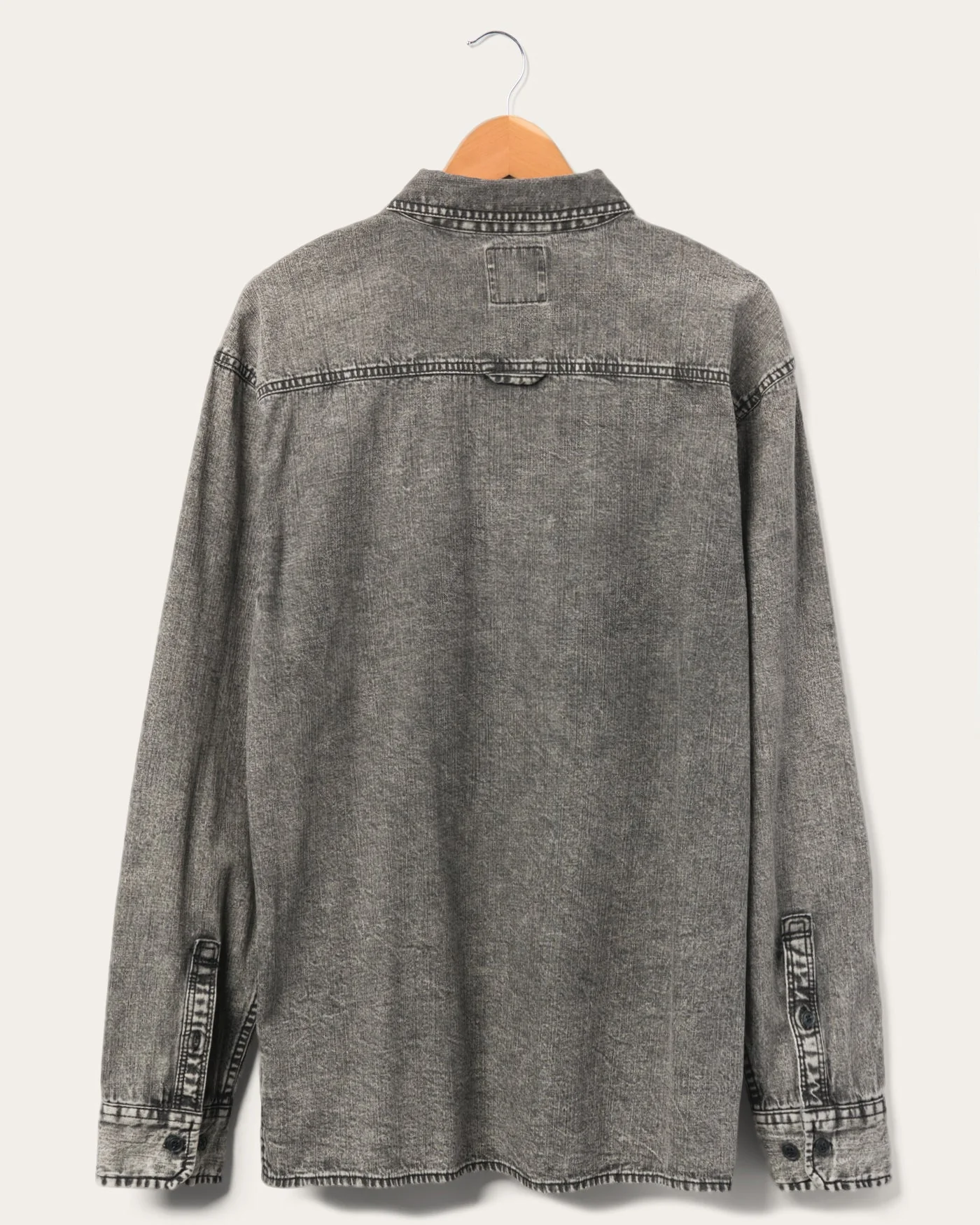 Men's Randell Oversized Denim Twill Shirt - Image 2