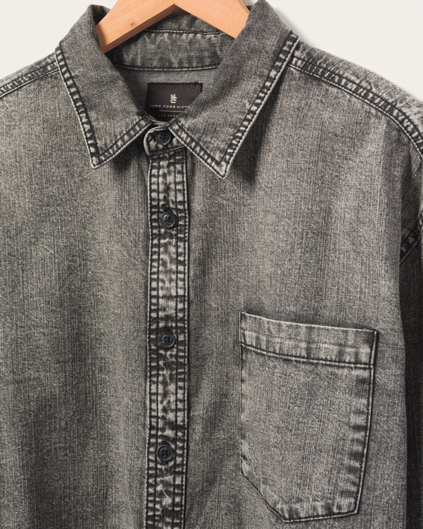 Men's Randell Oversized Denim Twill Shirt - Image 3