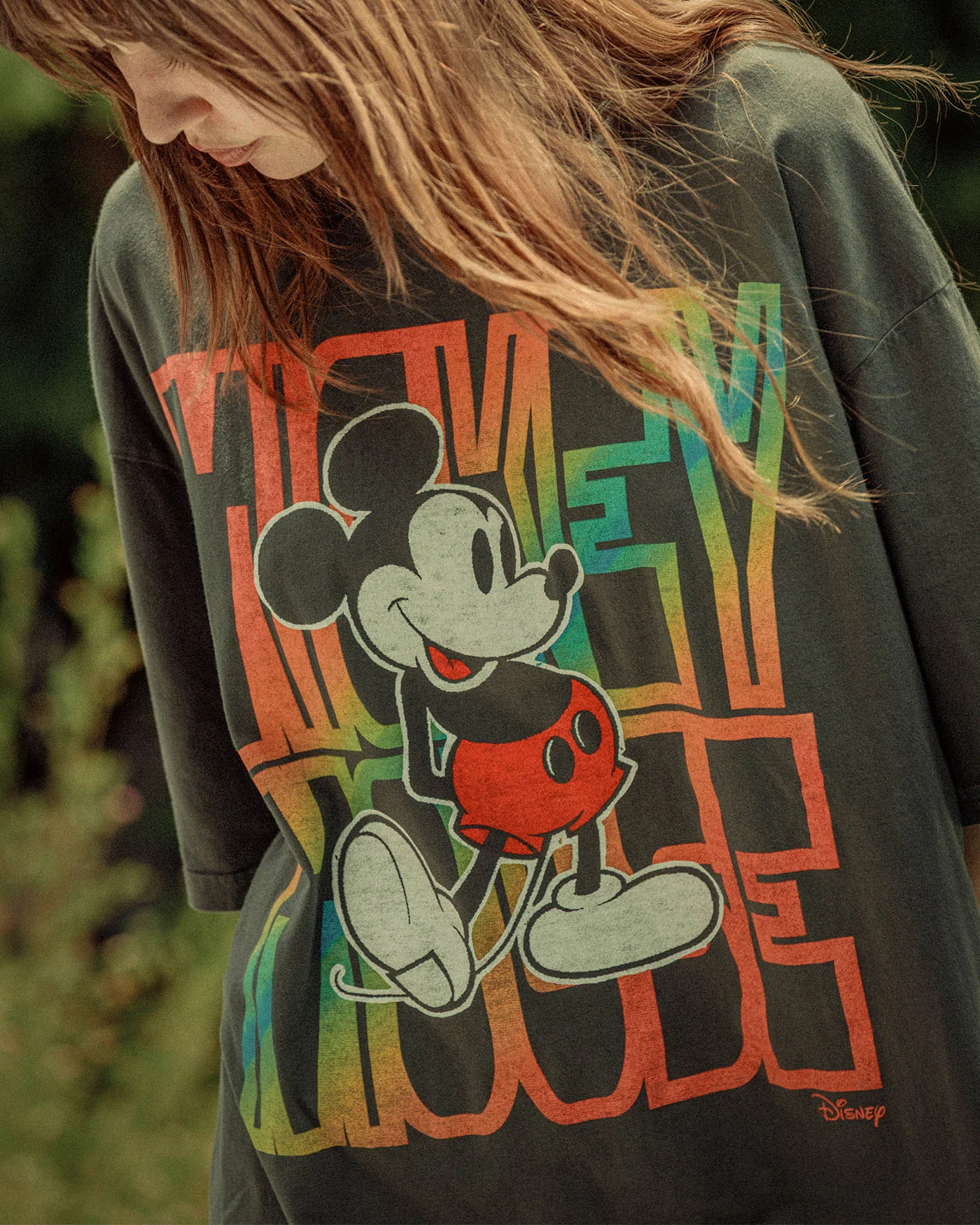 Mickey Mouse Gradient Oversized Tee - Image 2
