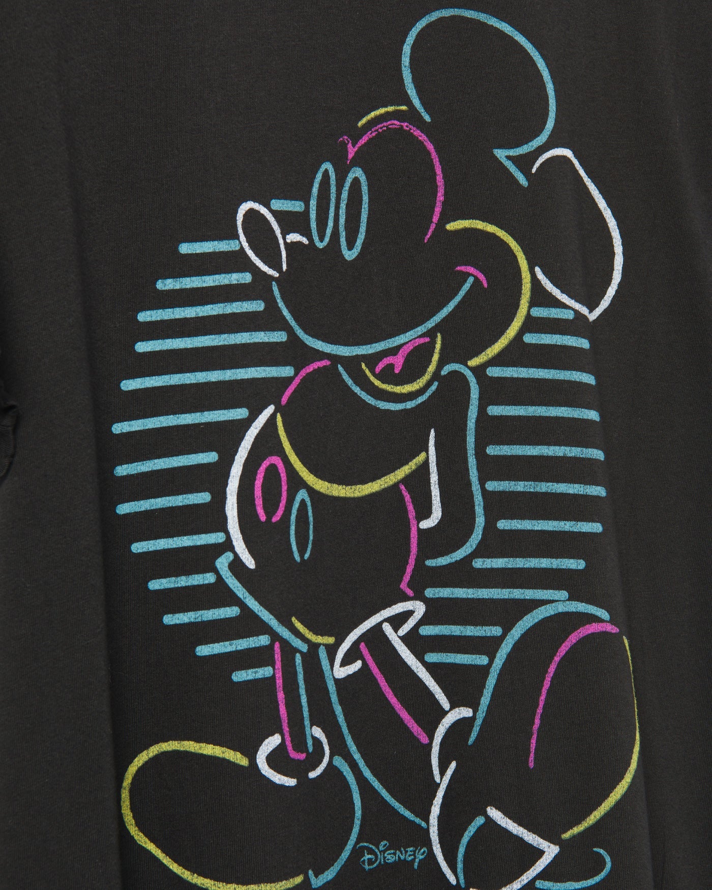 Mickey Neon Pose Vintage Tee - Image 4