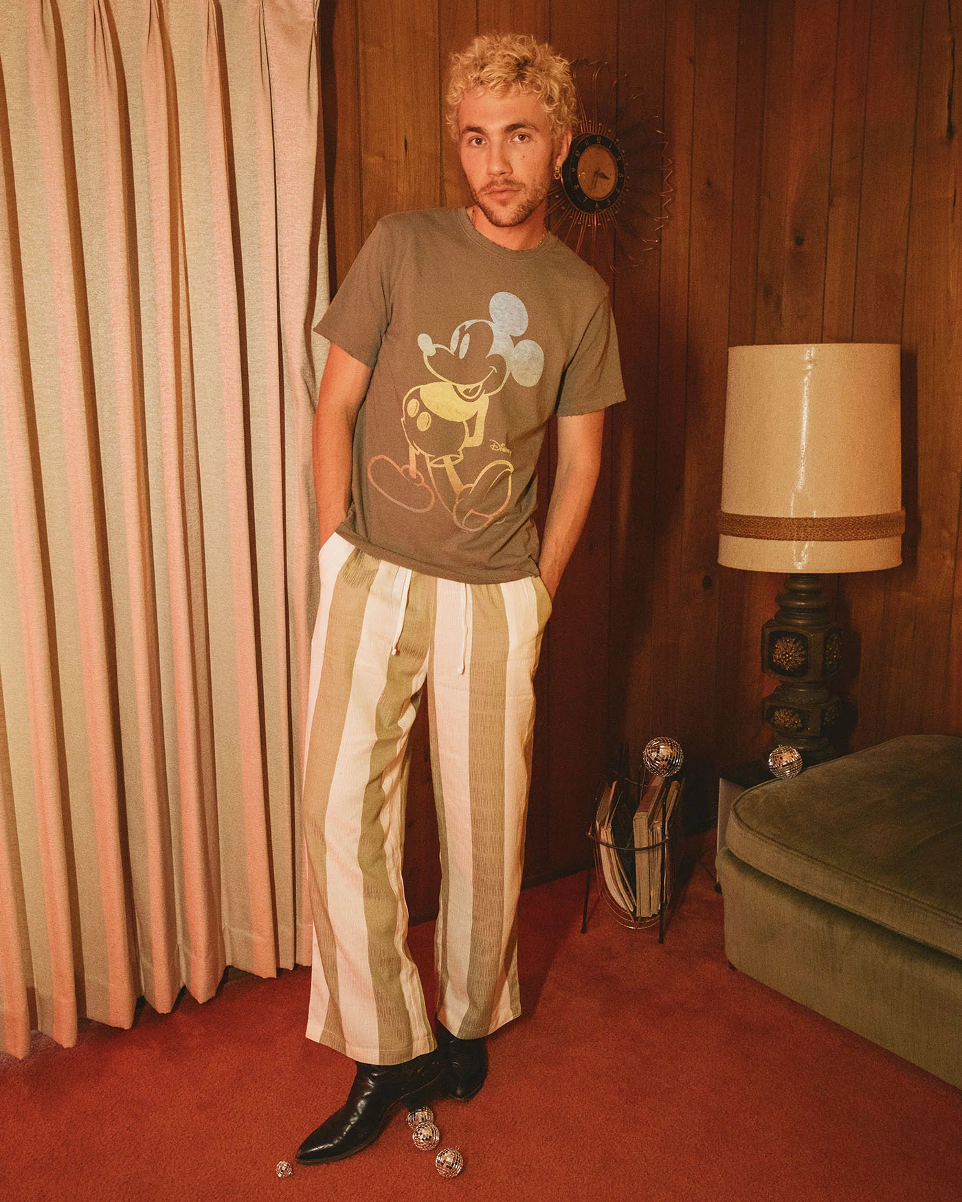 Mickey Rainbows Vintage Tee - Image 2