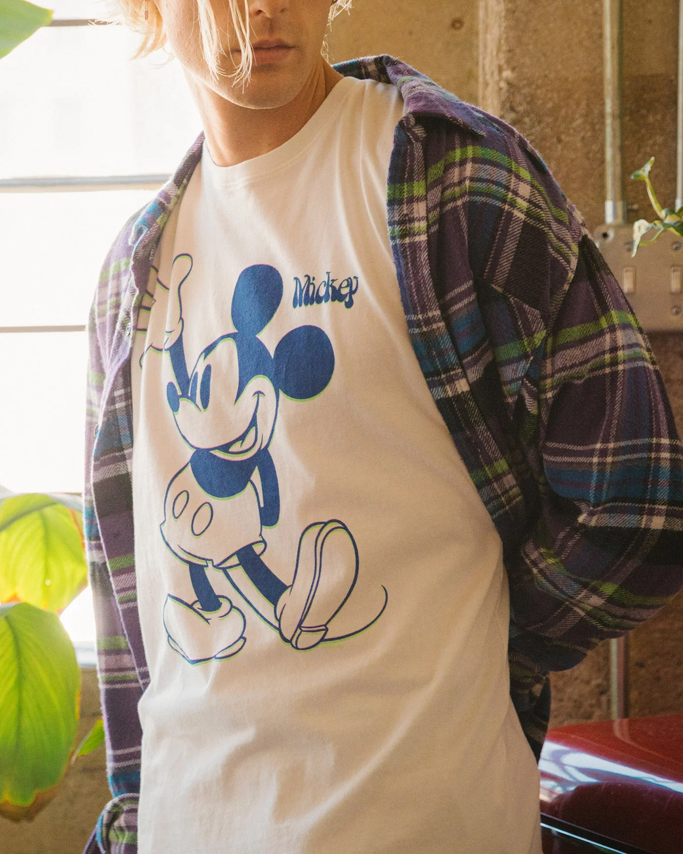 Disney's Mickey Mouse Standing Vintage Tee - Image 2