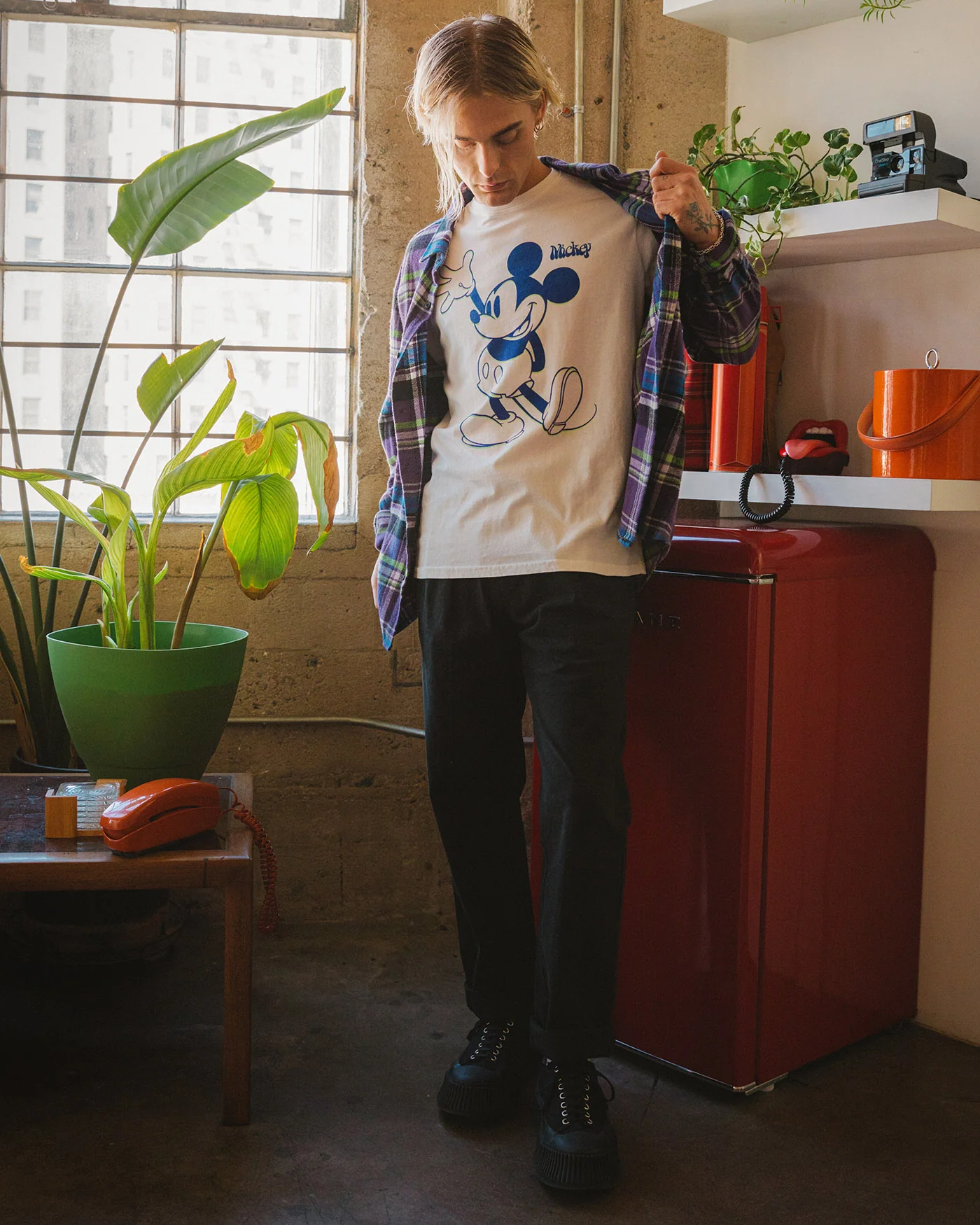 Disney's Mickey Mouse Standing Vintage Tee - Image 3