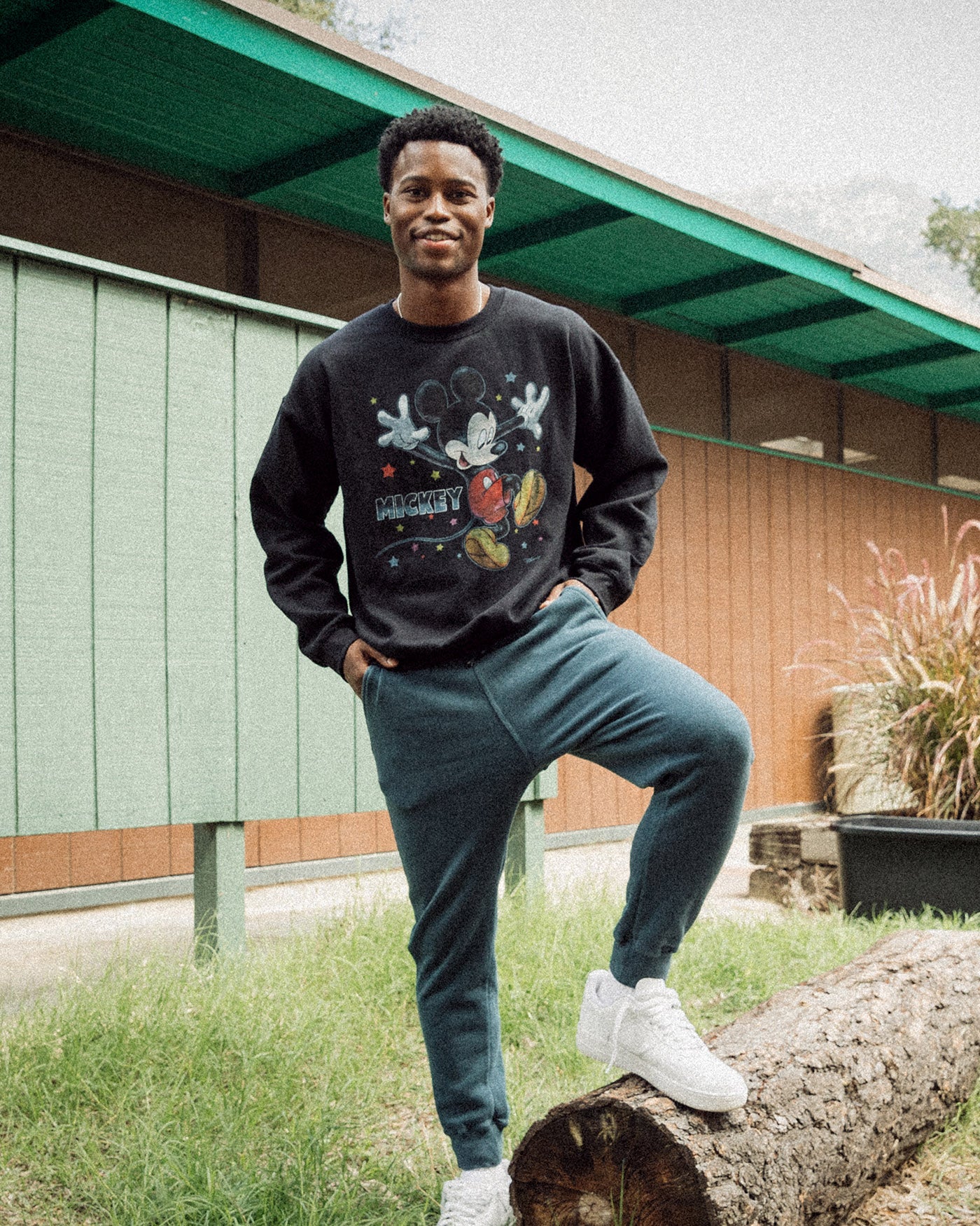 Mickey Stars Flea Market Crew Fleece - Image 2