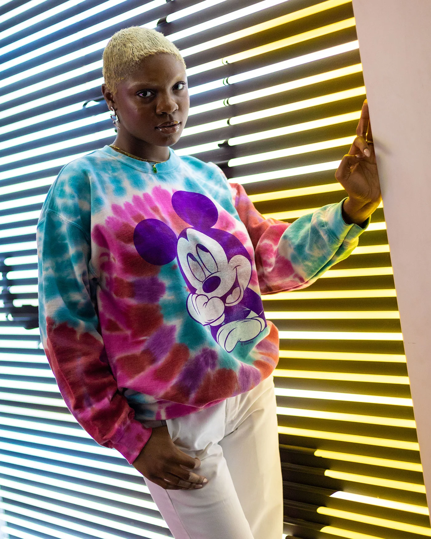 Mickey Tie Dye Flea Market Fleece - Image 2