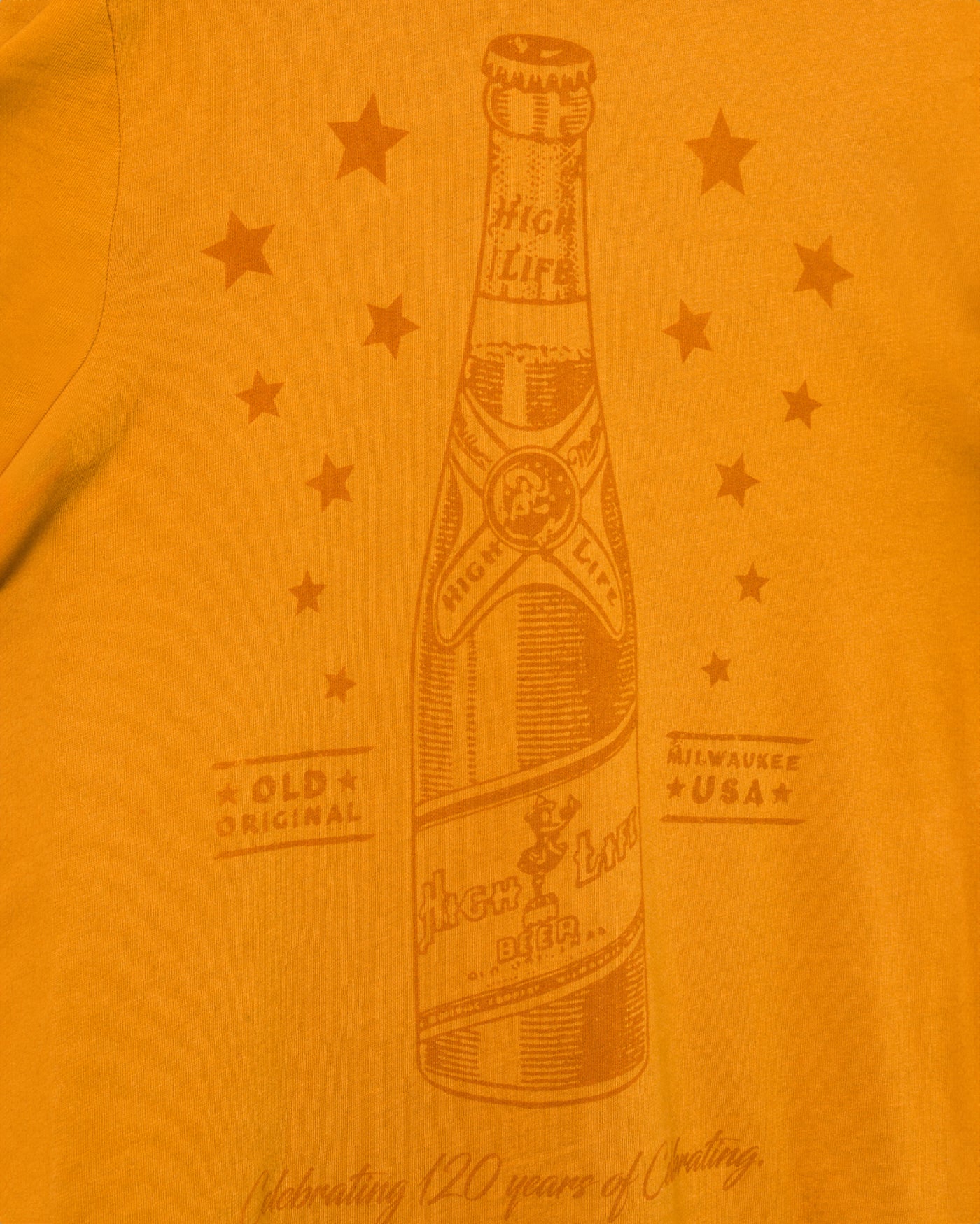 Miller High Life 120th Anniversary Bottle Vintage Tee - Image 6