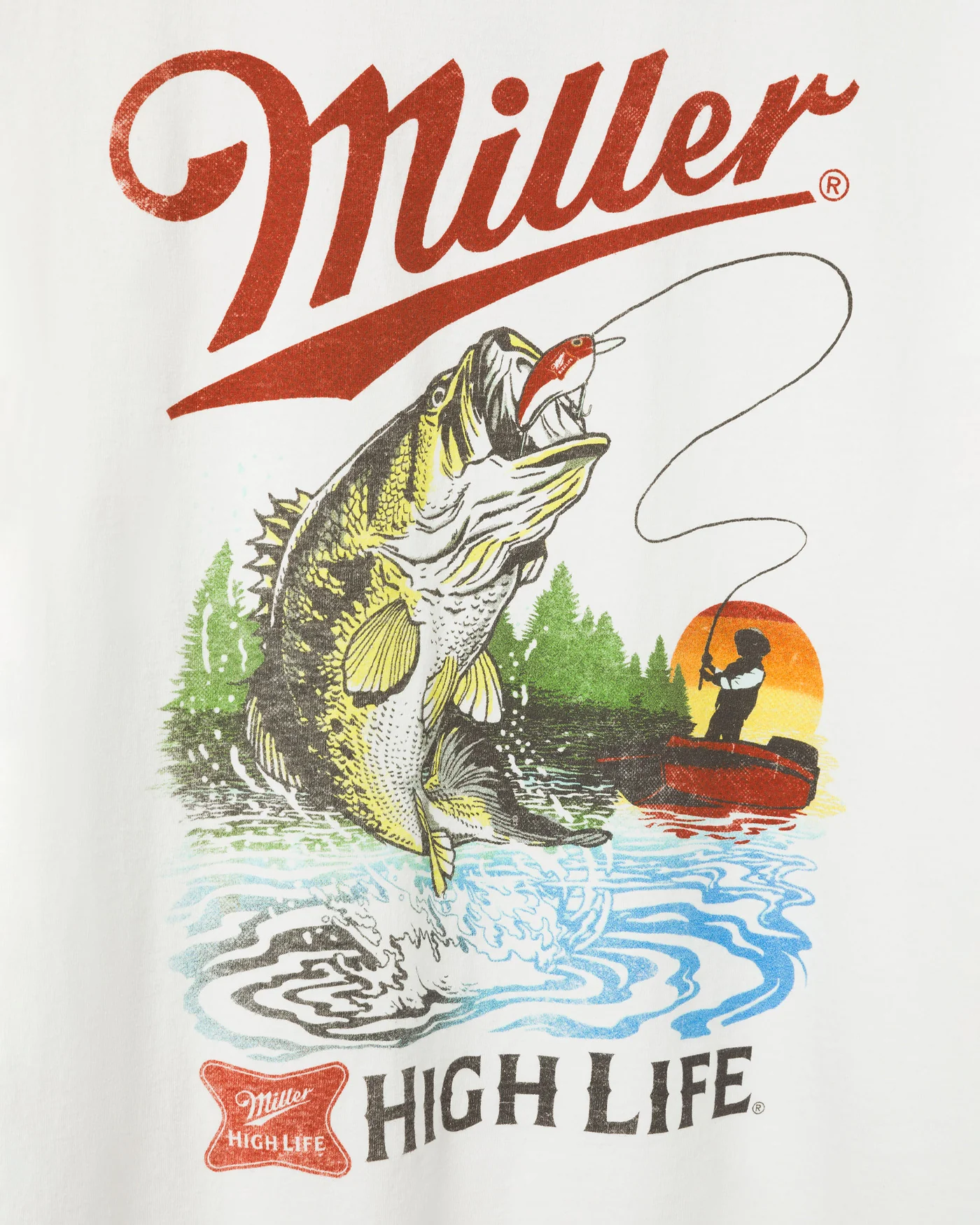 Miller High Life Fishing Flea Market Tee - Image 5