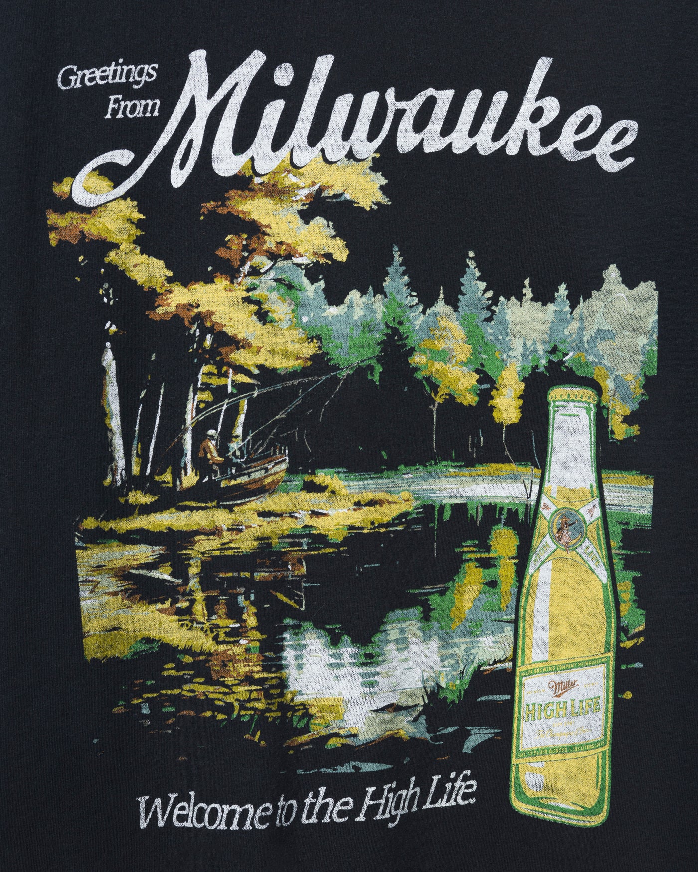 Miller High Life Greetings From Milwaukee Flea Market Tee - Image 4
