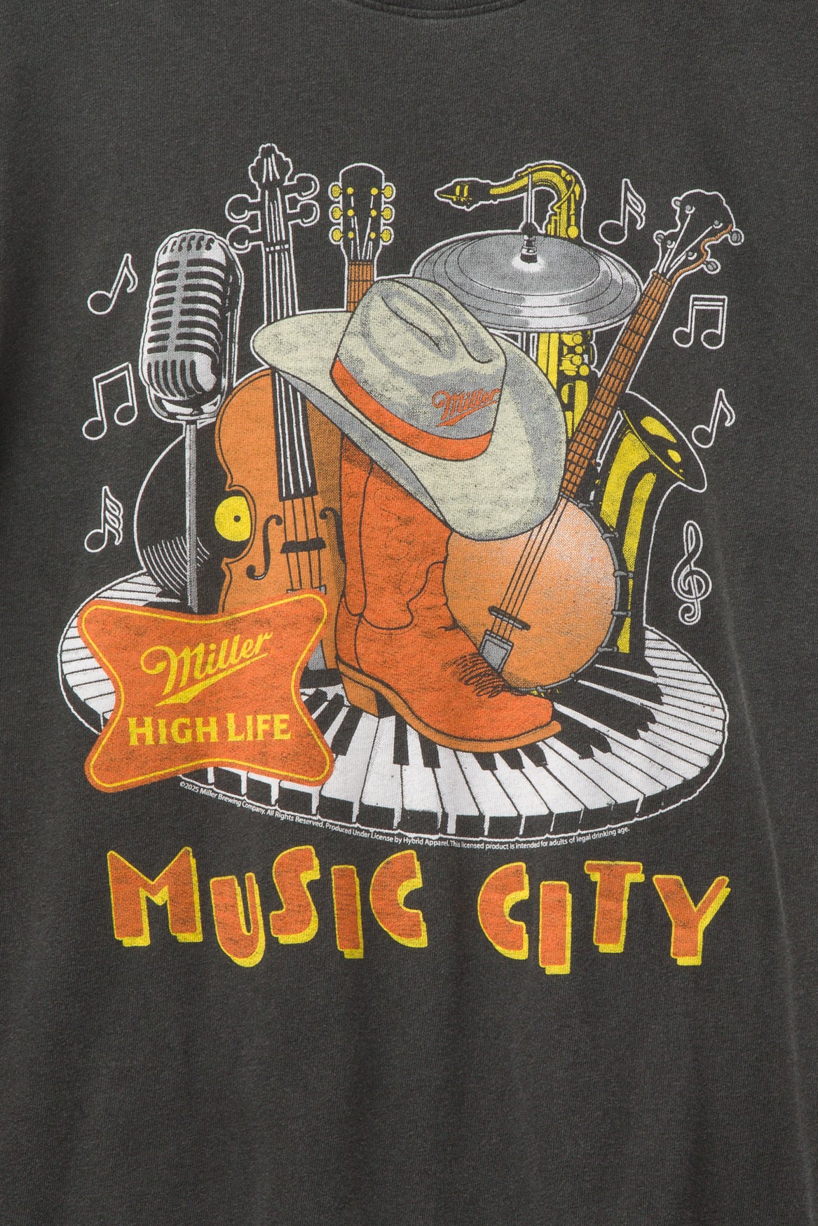 Miller High Life Music City Vintage Tee - Image 4