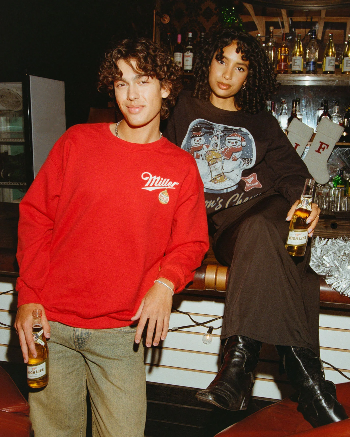 Miller High Life Season's Cheers Flea Market Fleece - Image 3