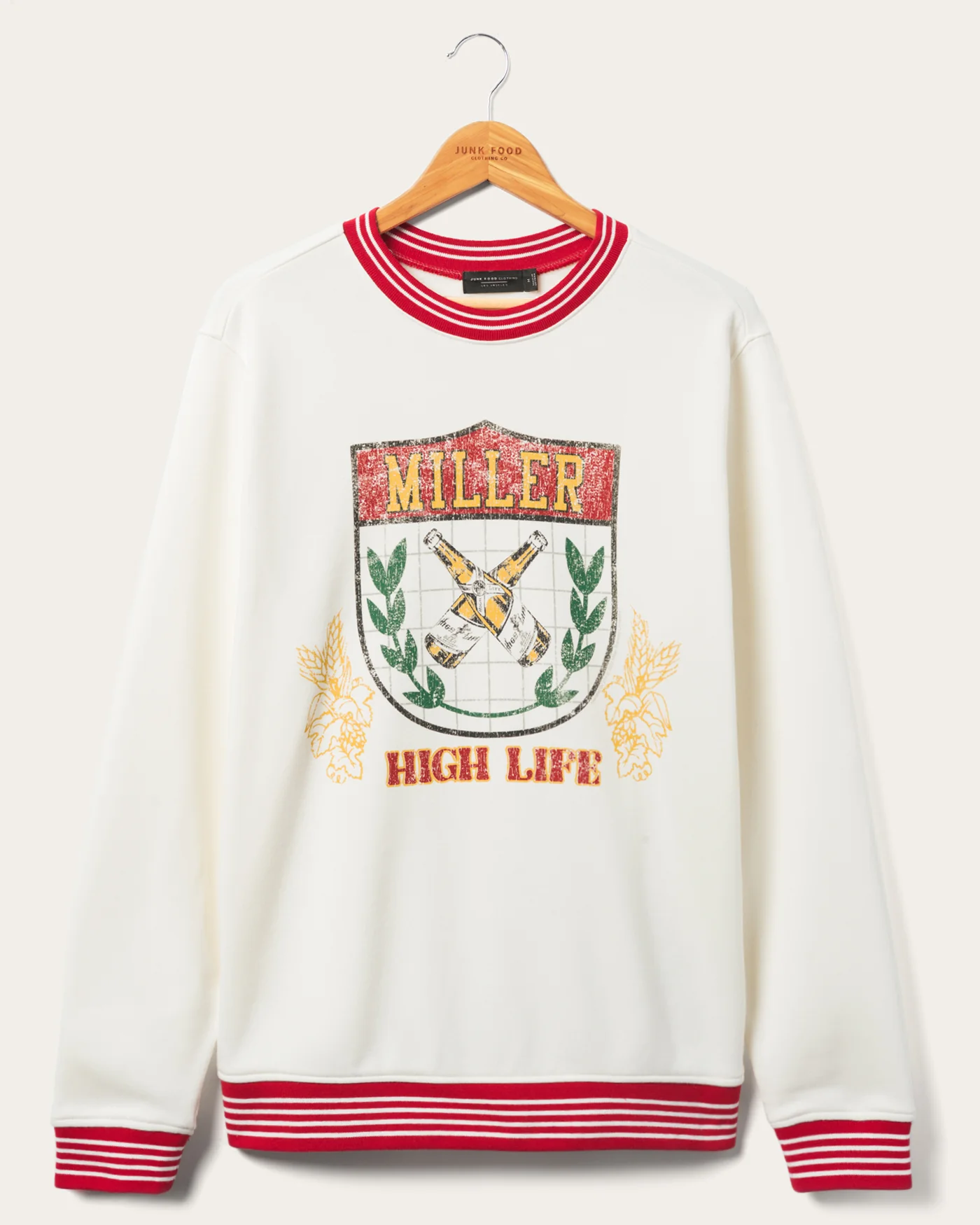 Miller High Life Sportsman's Club Crest Striped Fleece