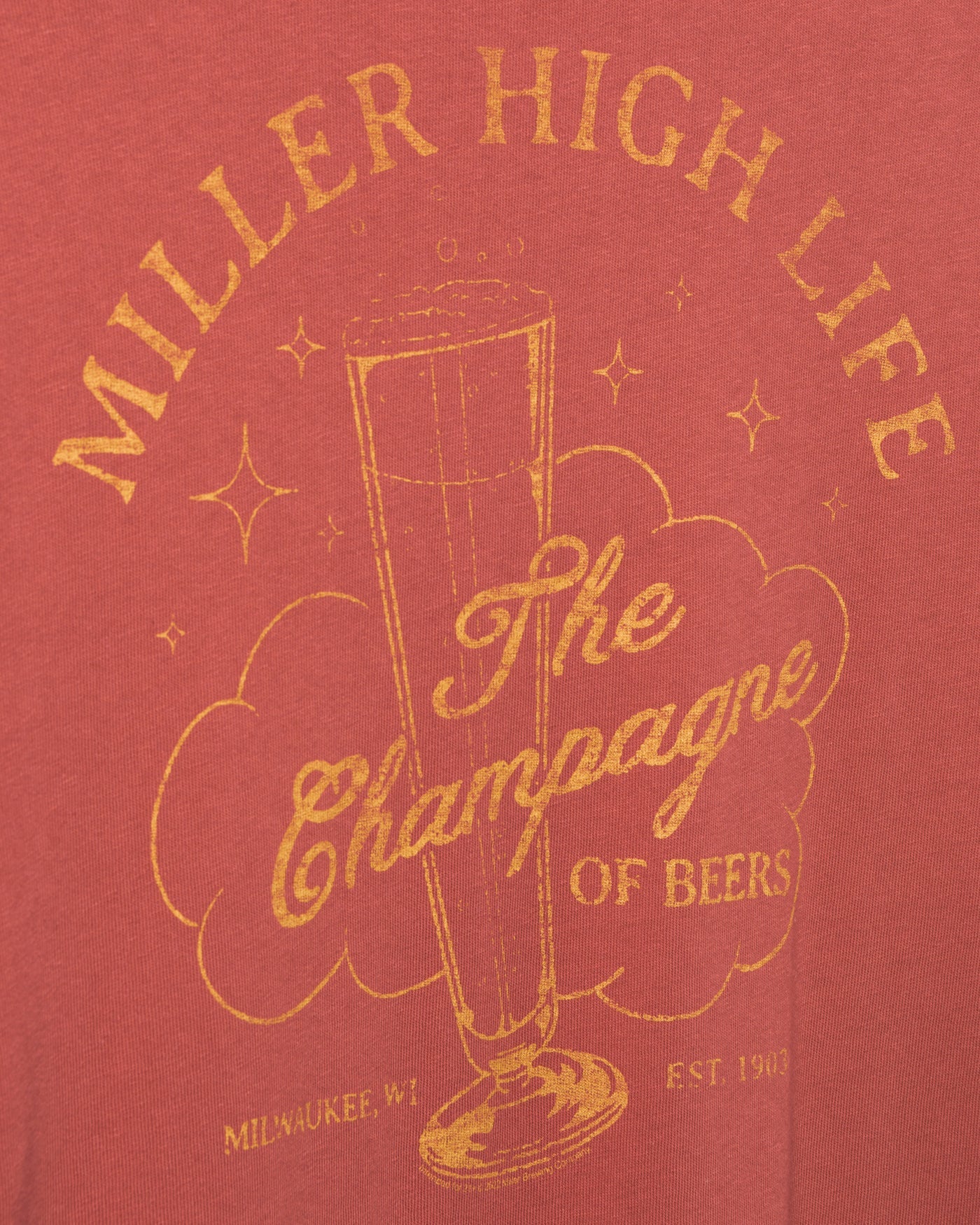 Miller High Life Sportsman's Club Glass Vintage Tee - Image 5
