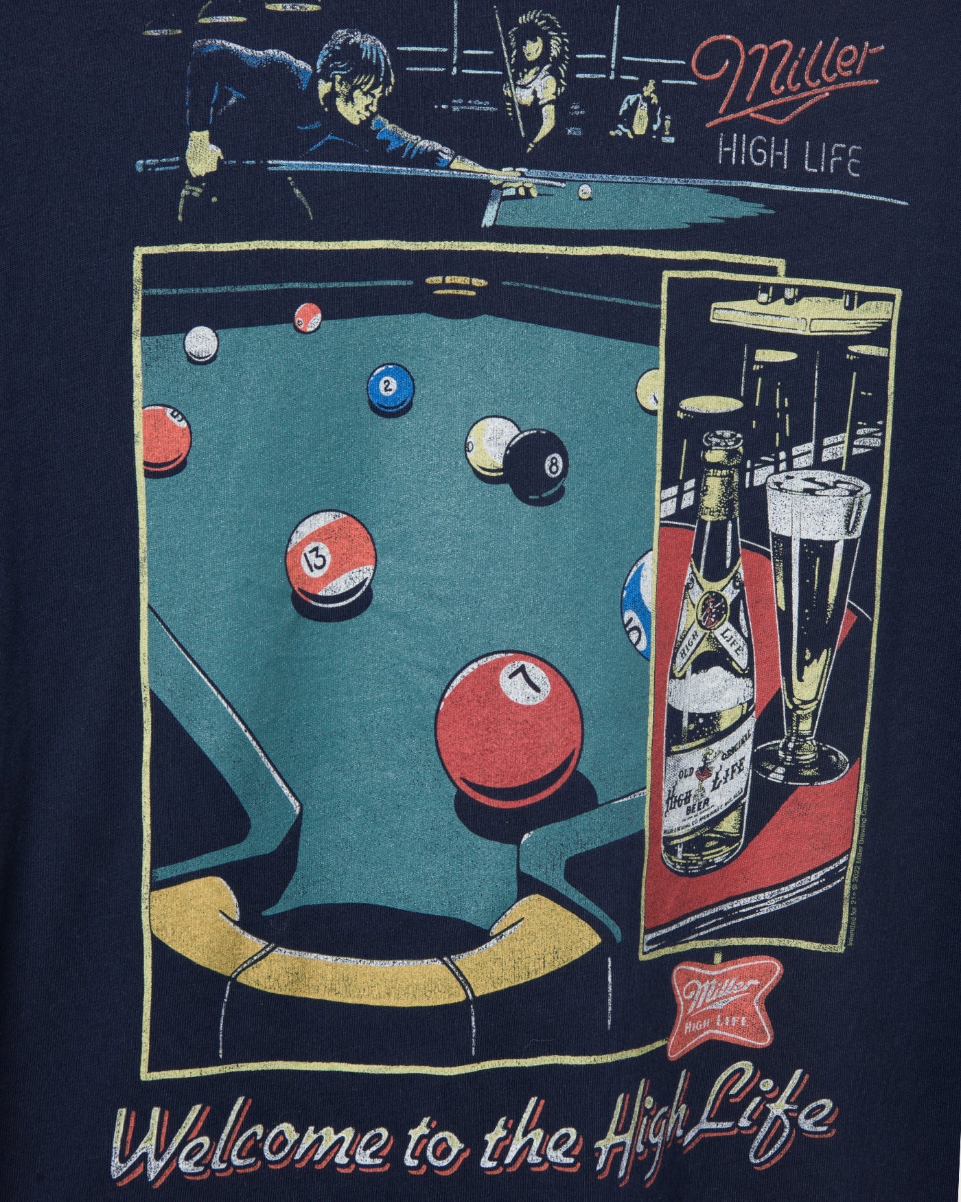 Miller High Life Sportsman's Club Welcome to the High Life Vintage Tee - Image 5
