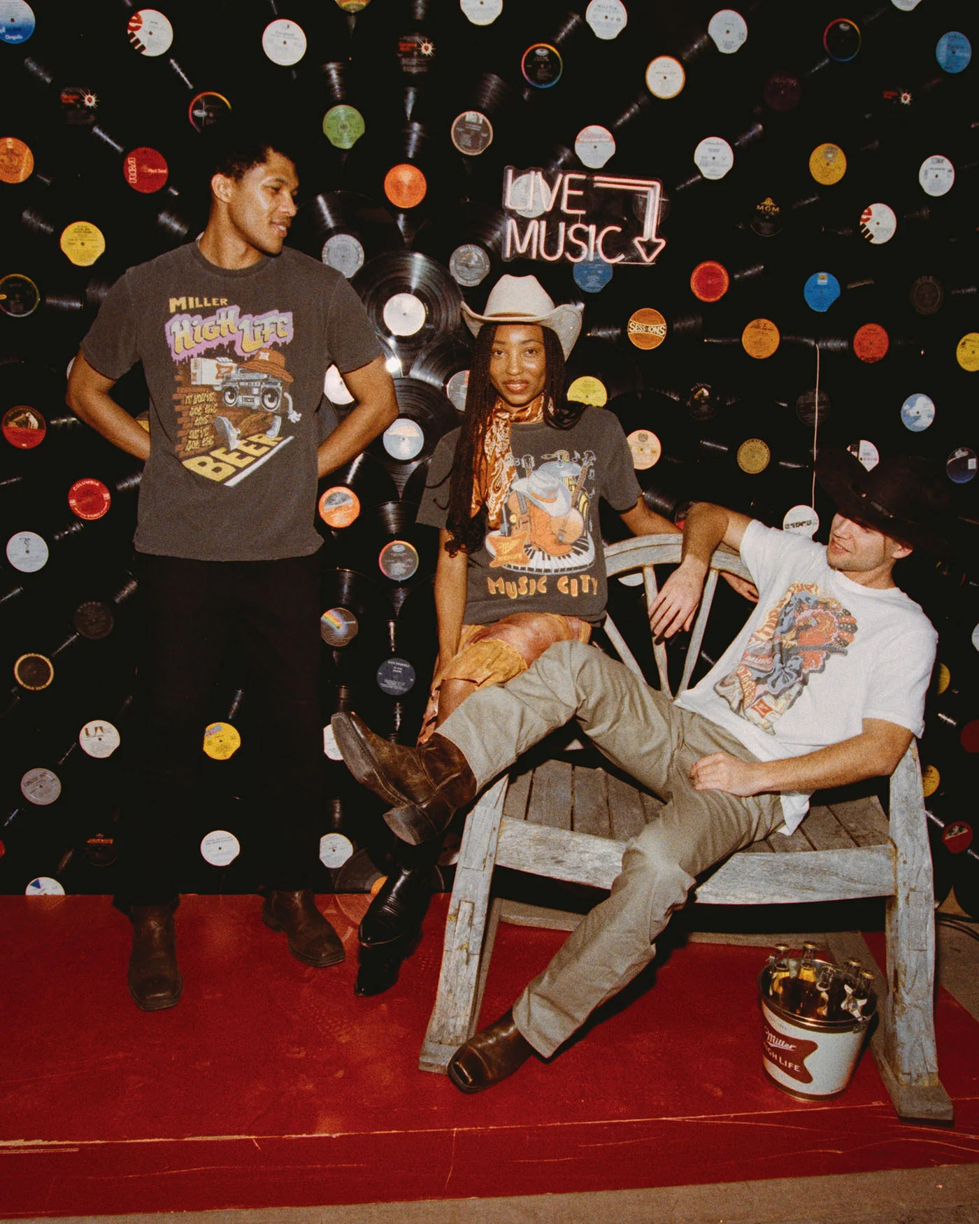 Miller High Life We Got The Beer Vintage Tee - Image 3