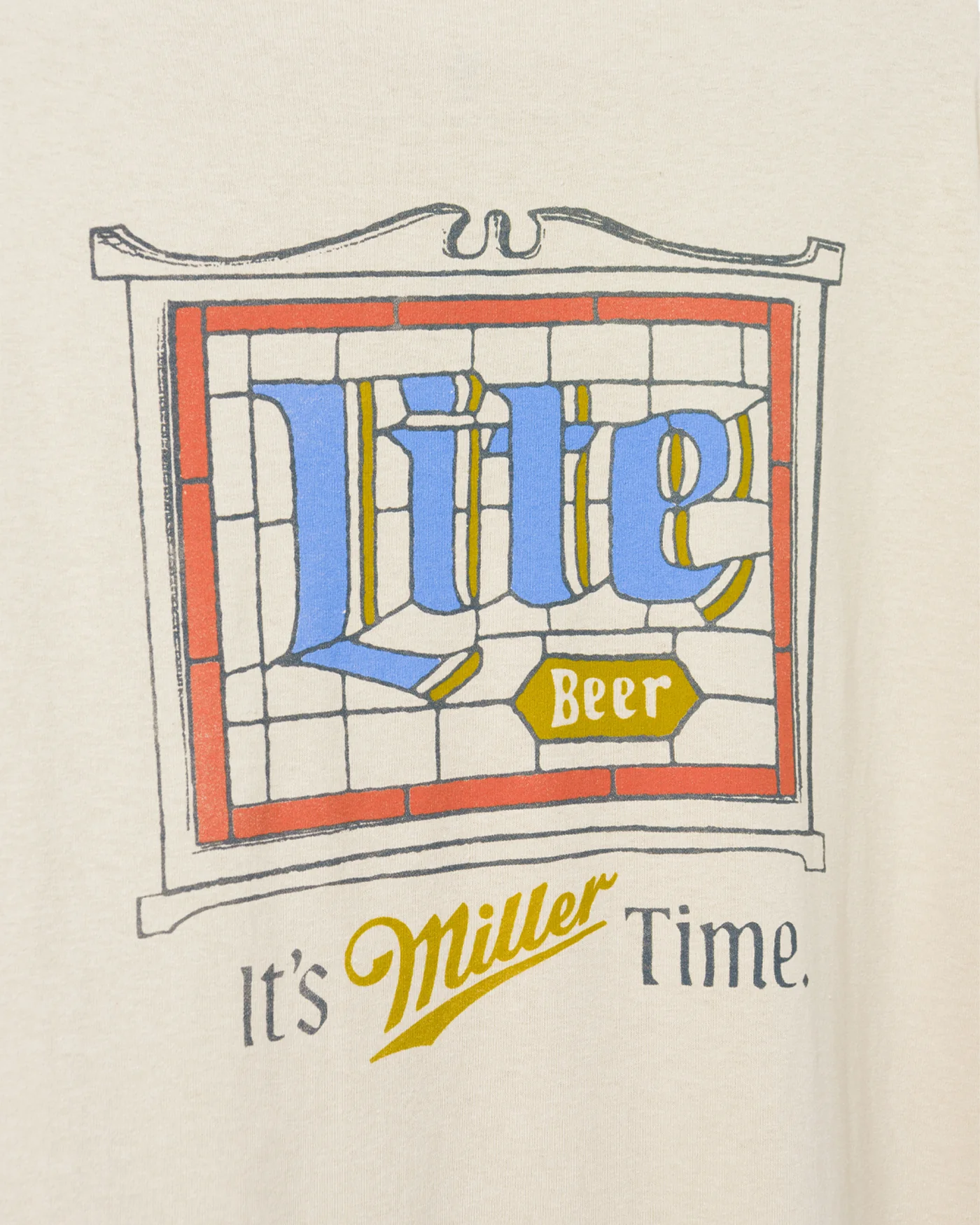 Miller Lite Stain Glass Flea Market Tee - Image 5