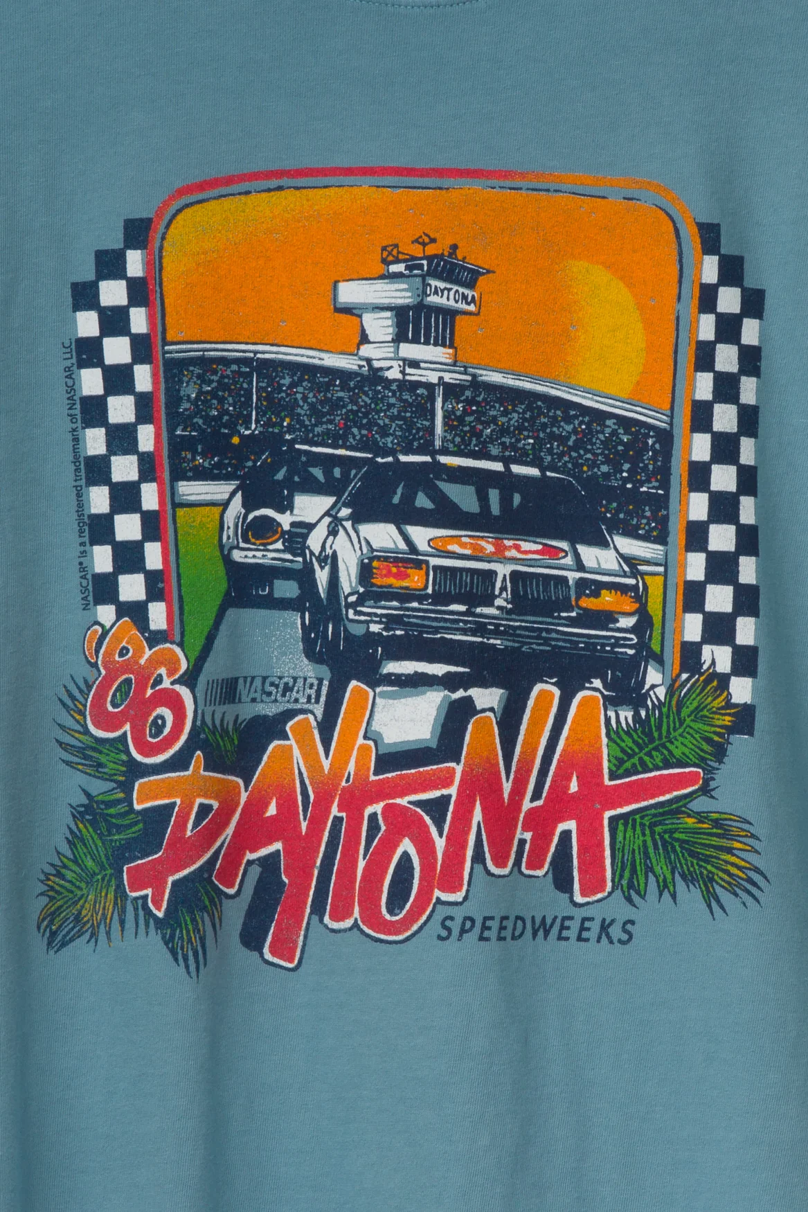 NASCAR '86 Daytona Speedway Vintage Tee - Image 5