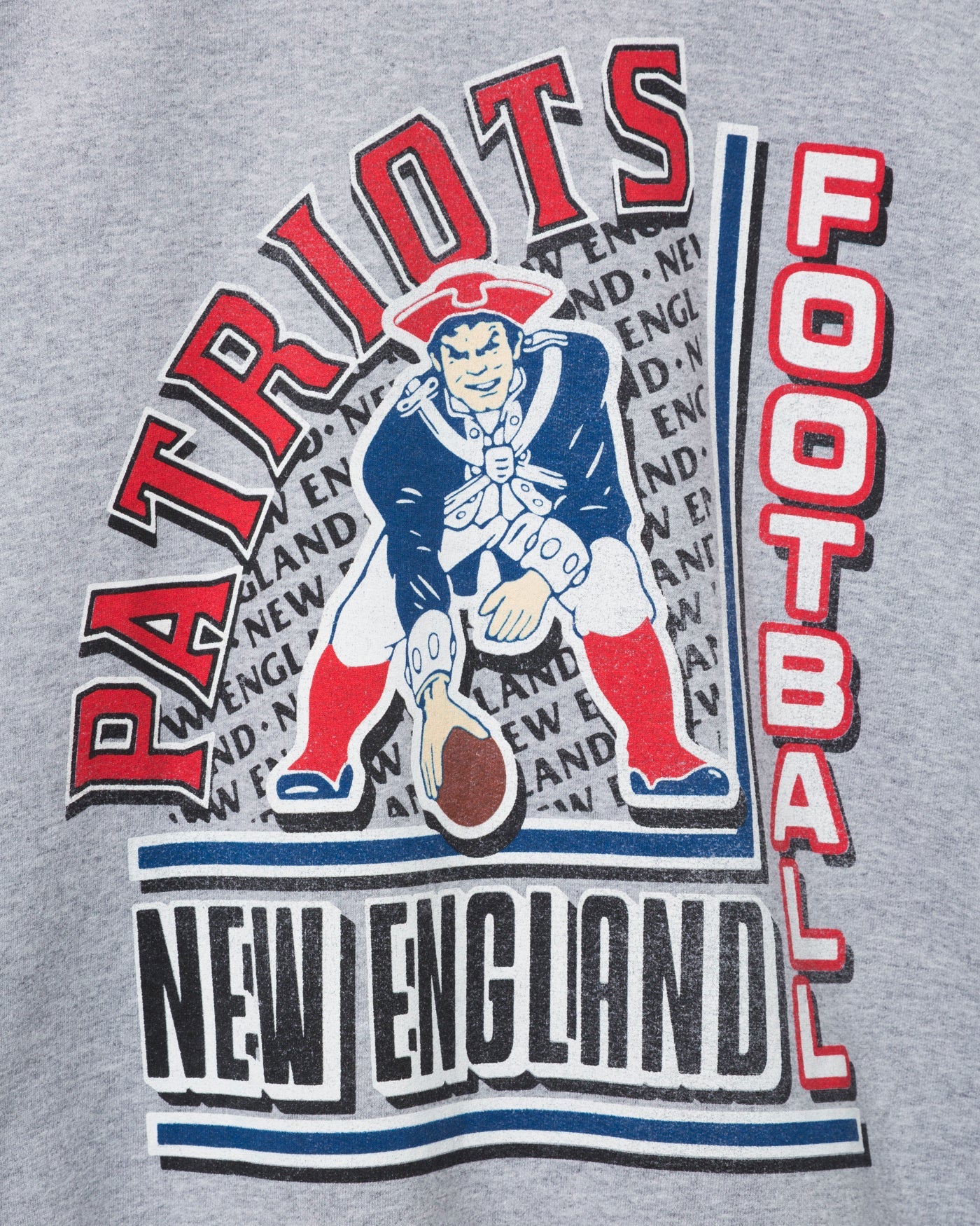 New England Patriots Backfield Flea Market Crew Fleece - Image 3