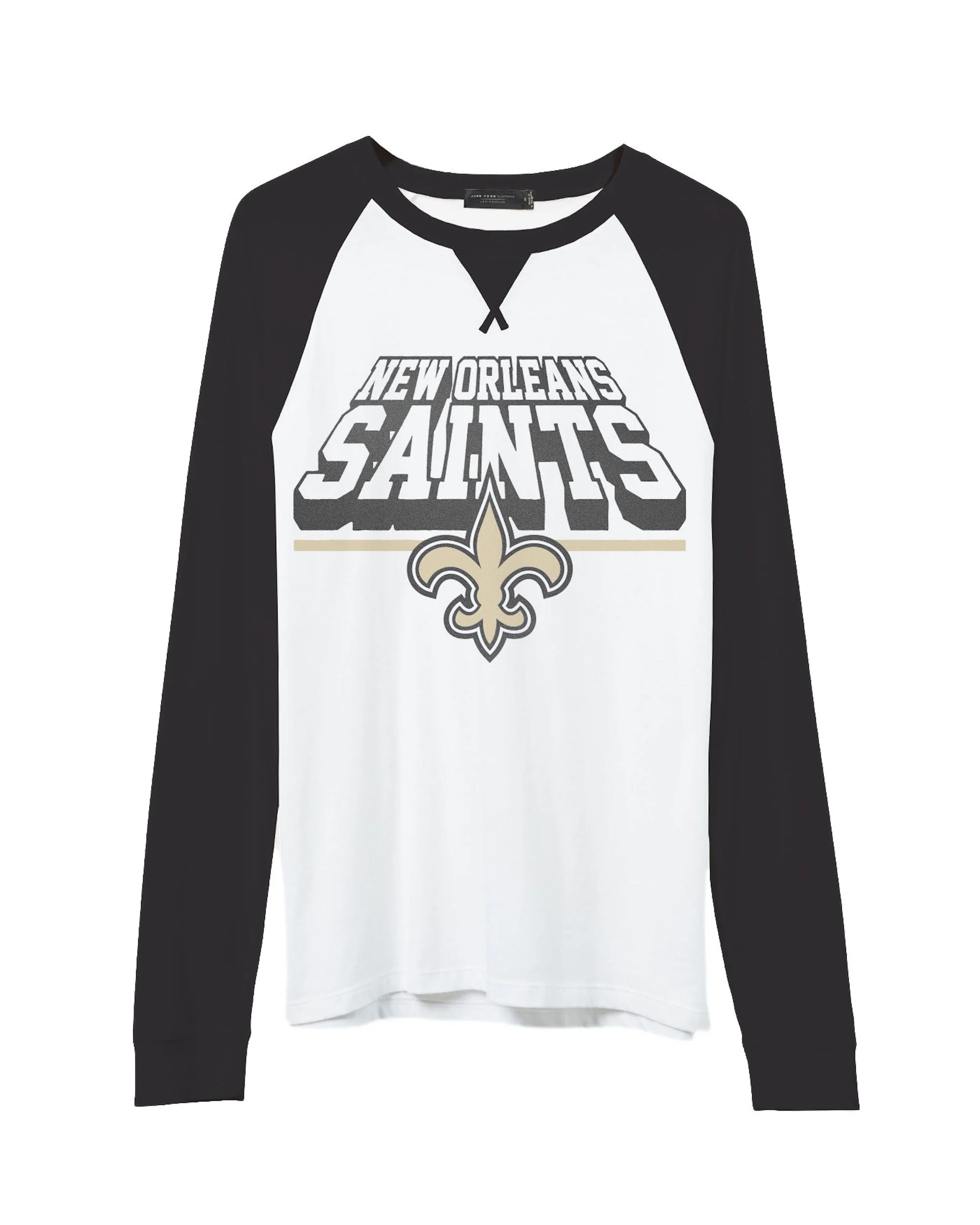 NFL New Orleans Saints Colorblock Long Sleeve Raglan