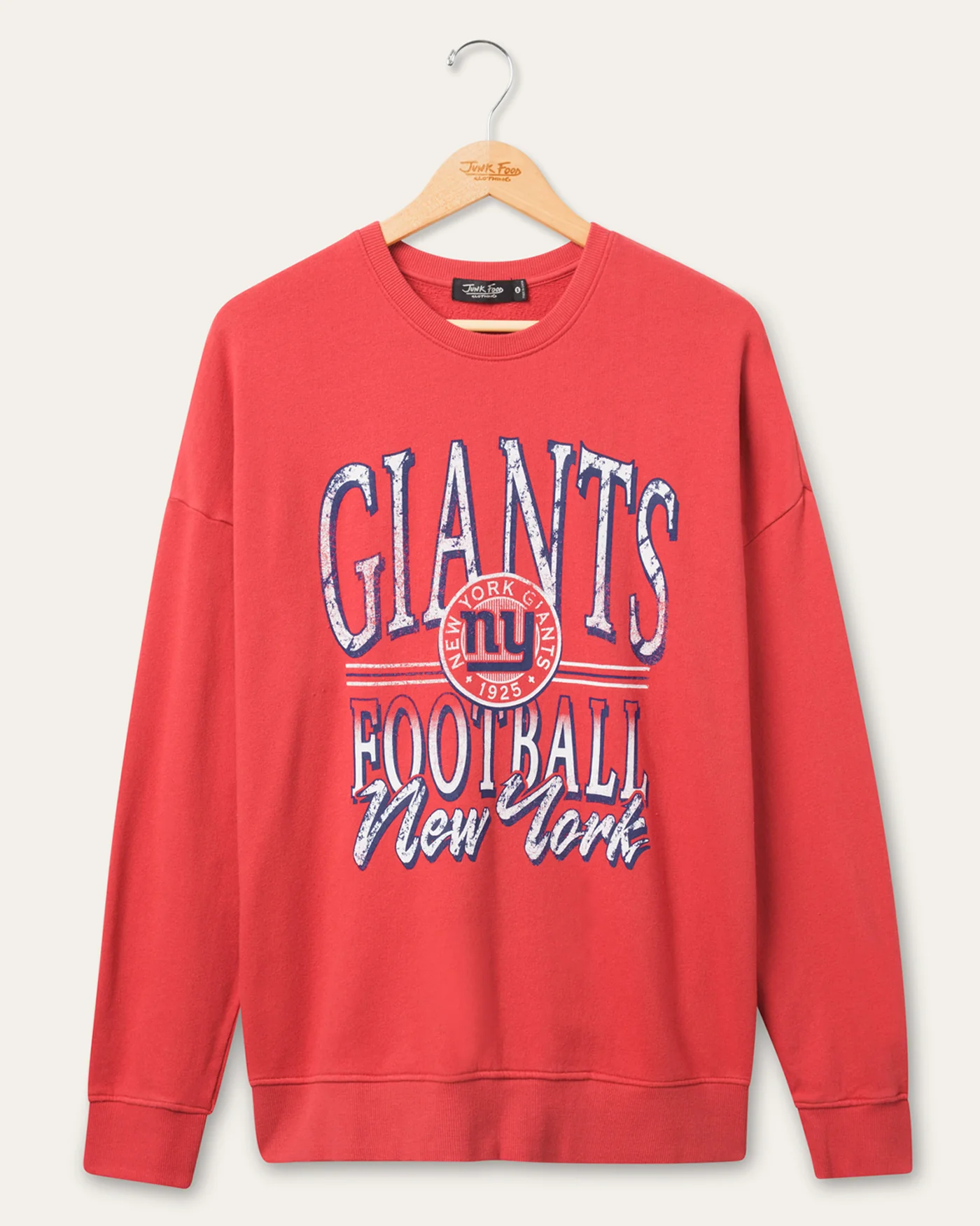 New York Giants Lateral Crew Fleece