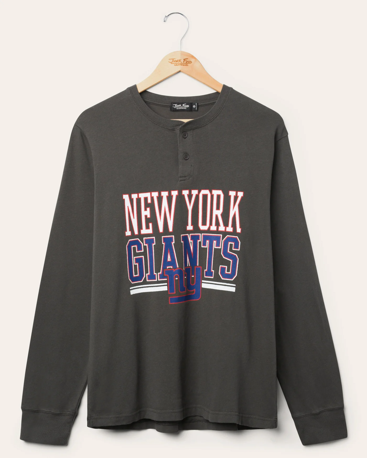 New York Giants Long Sleeve Henley