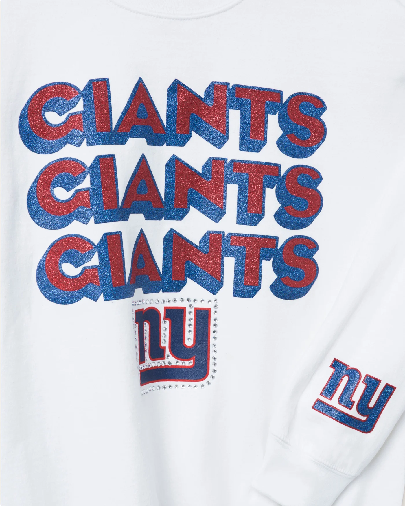 New York Giants Repeat Bling Flea Market Crew Fleece - Image 5
