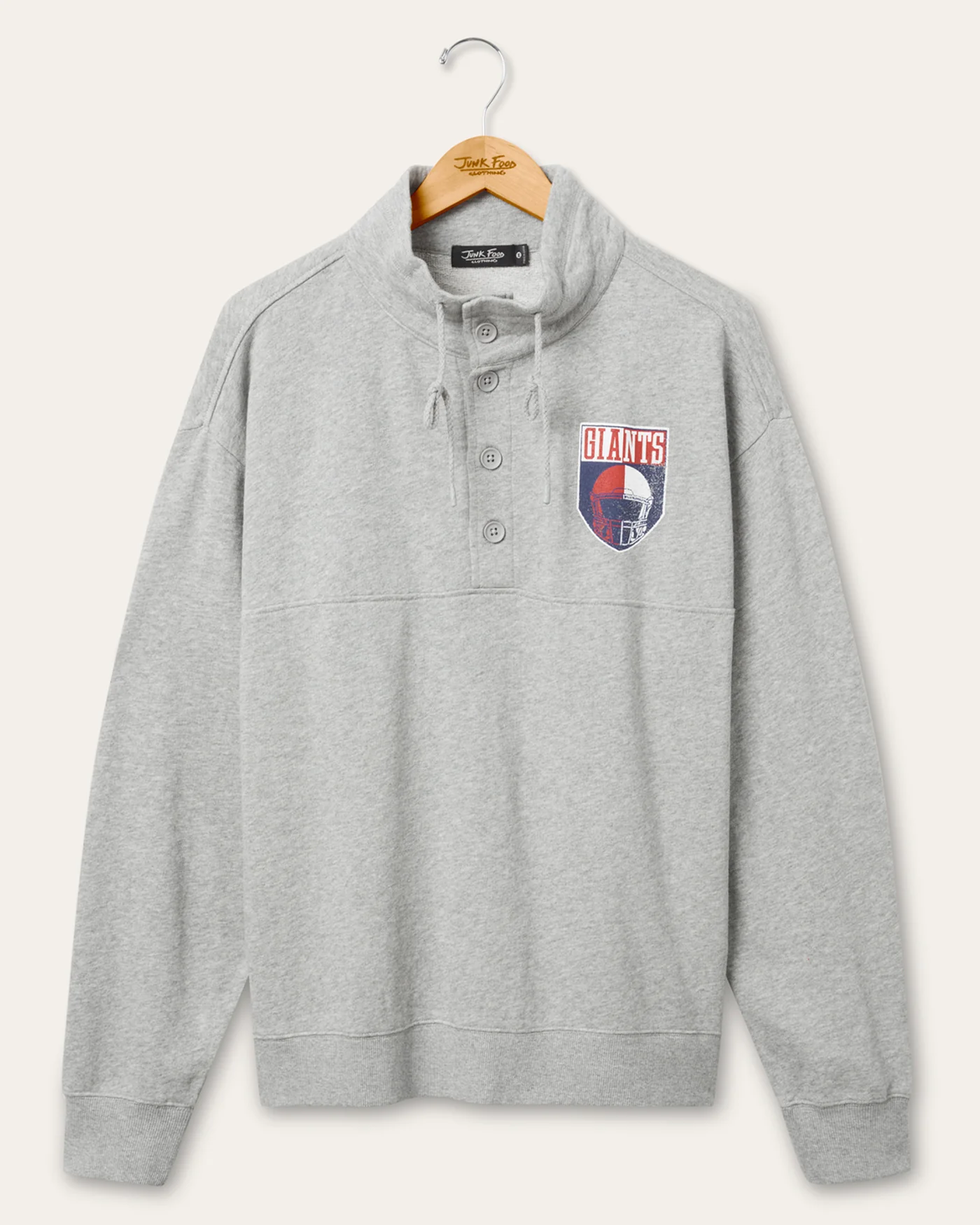 New York Giants Slant Button Up Fleece