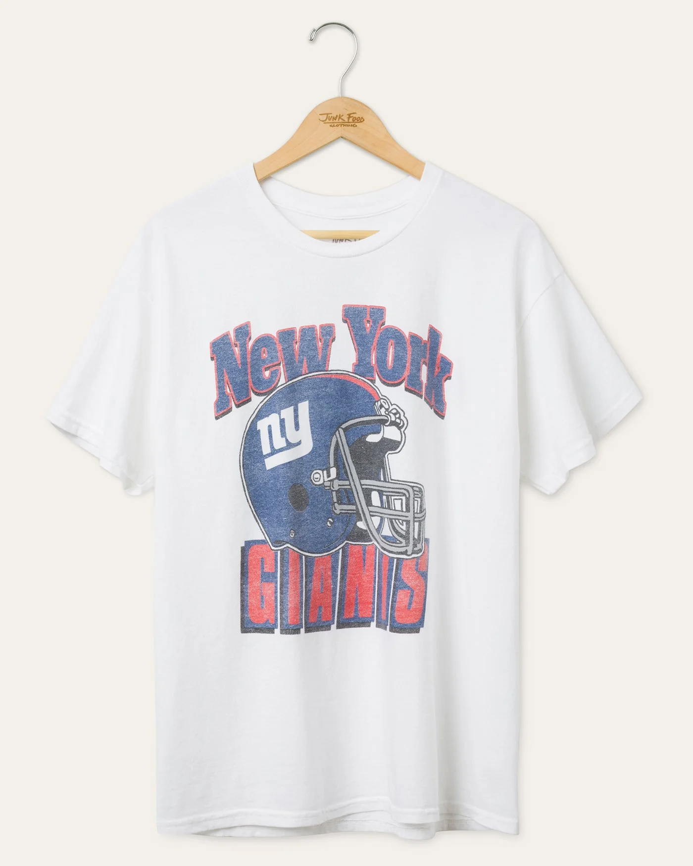 New York Giants Throwback Helmet Flea Market Tee