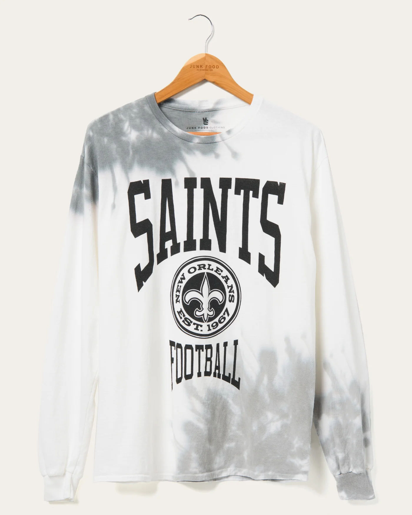 NFL New Orleans Saints Tie Dye Long Sleeve Flea Market Tee
