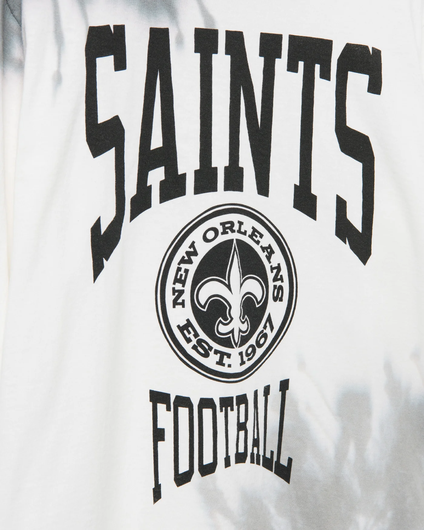 NFL New Orleans Saints Tie Dye Long Sleeve Flea Market Tee - Image 4